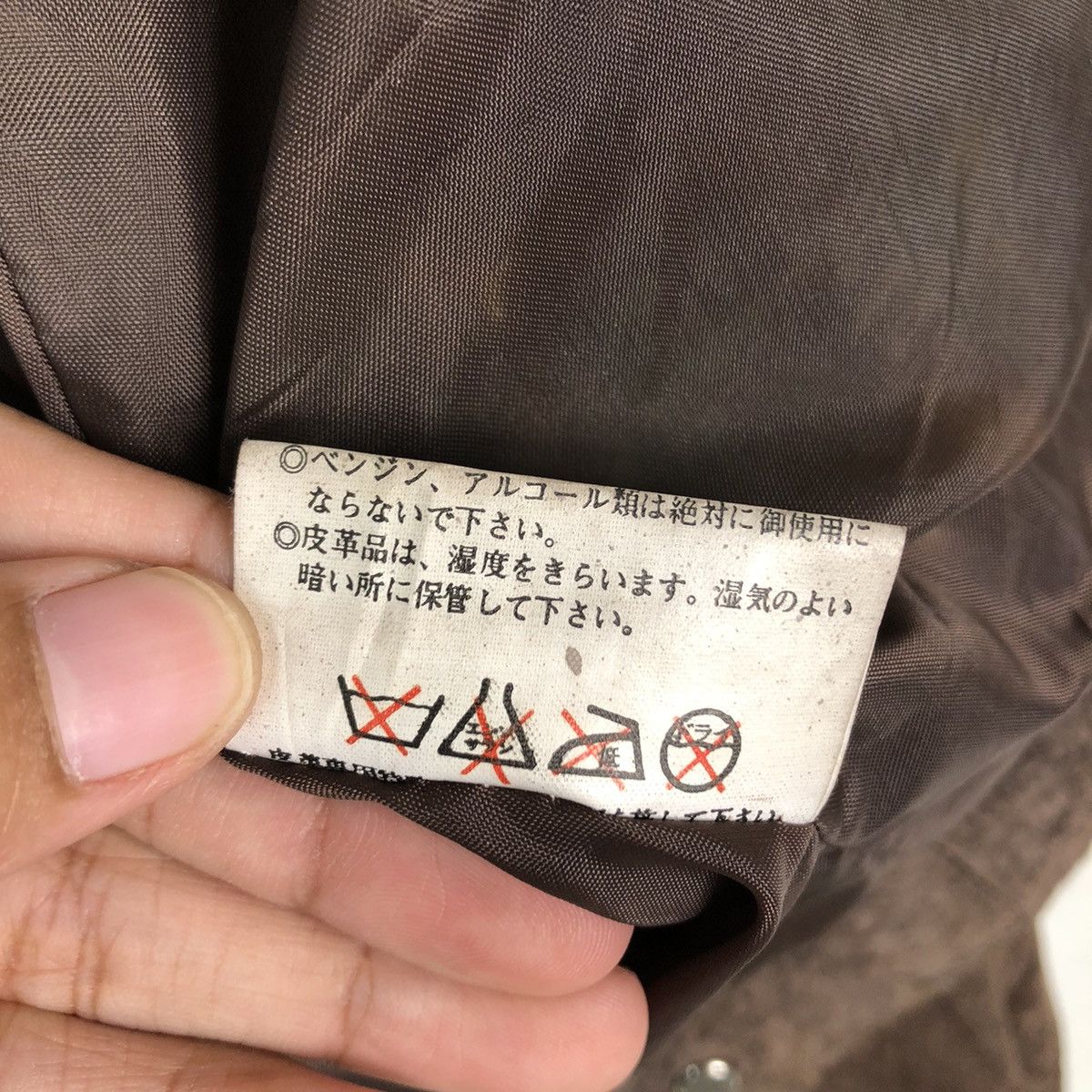 Japanese Brand 🔥Vintage Biker Fly Leather Jacket Sunvalley Japan Made Size US M / EU 48-50 / 2 - 20 Thumbnail