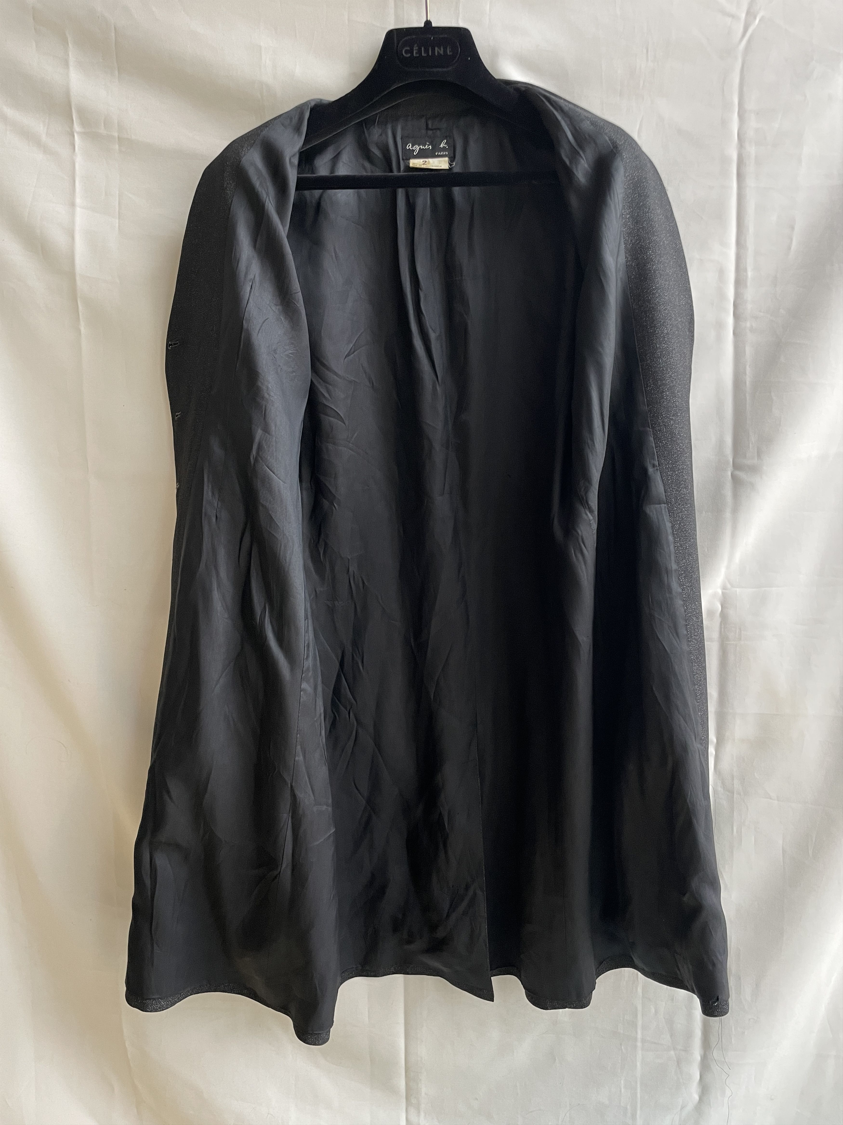 agnes b. Agnes B. Paris Vintage Womens Light Coat Size 2 Size M / US 6-8 / IT 42-44 - 3 Thumbnail