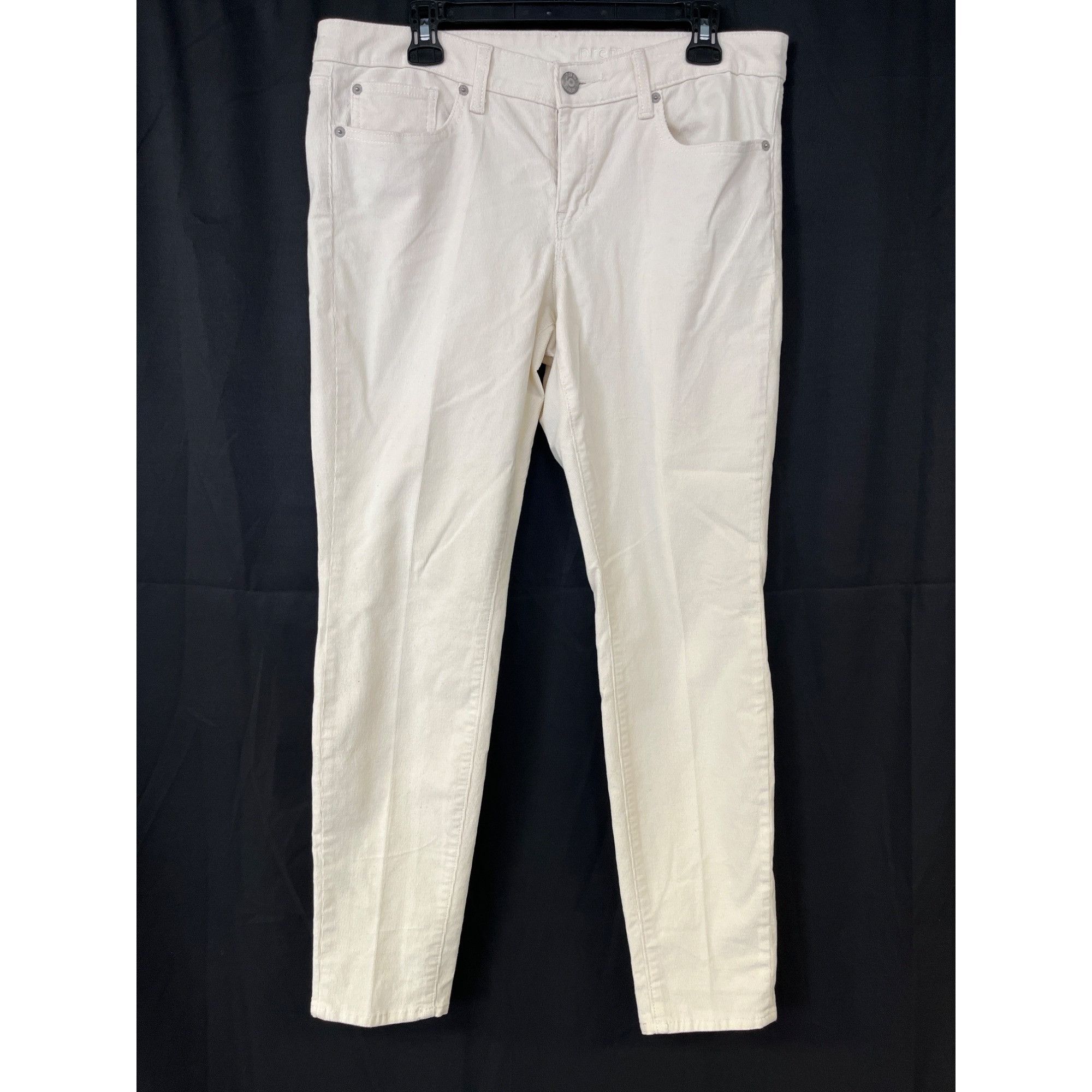 Gap Gap Women's White Corduroy Pants/Super Skinny Size 14/32R SK Size 36" / US 14 / IT 50 - 1 Thumbnail