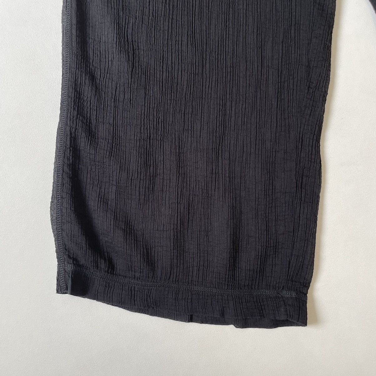 Our Legacy Black Hemp Loopback Crinkle Cotton Pants Size US 32 / EU 48 - 13 Thumbnail