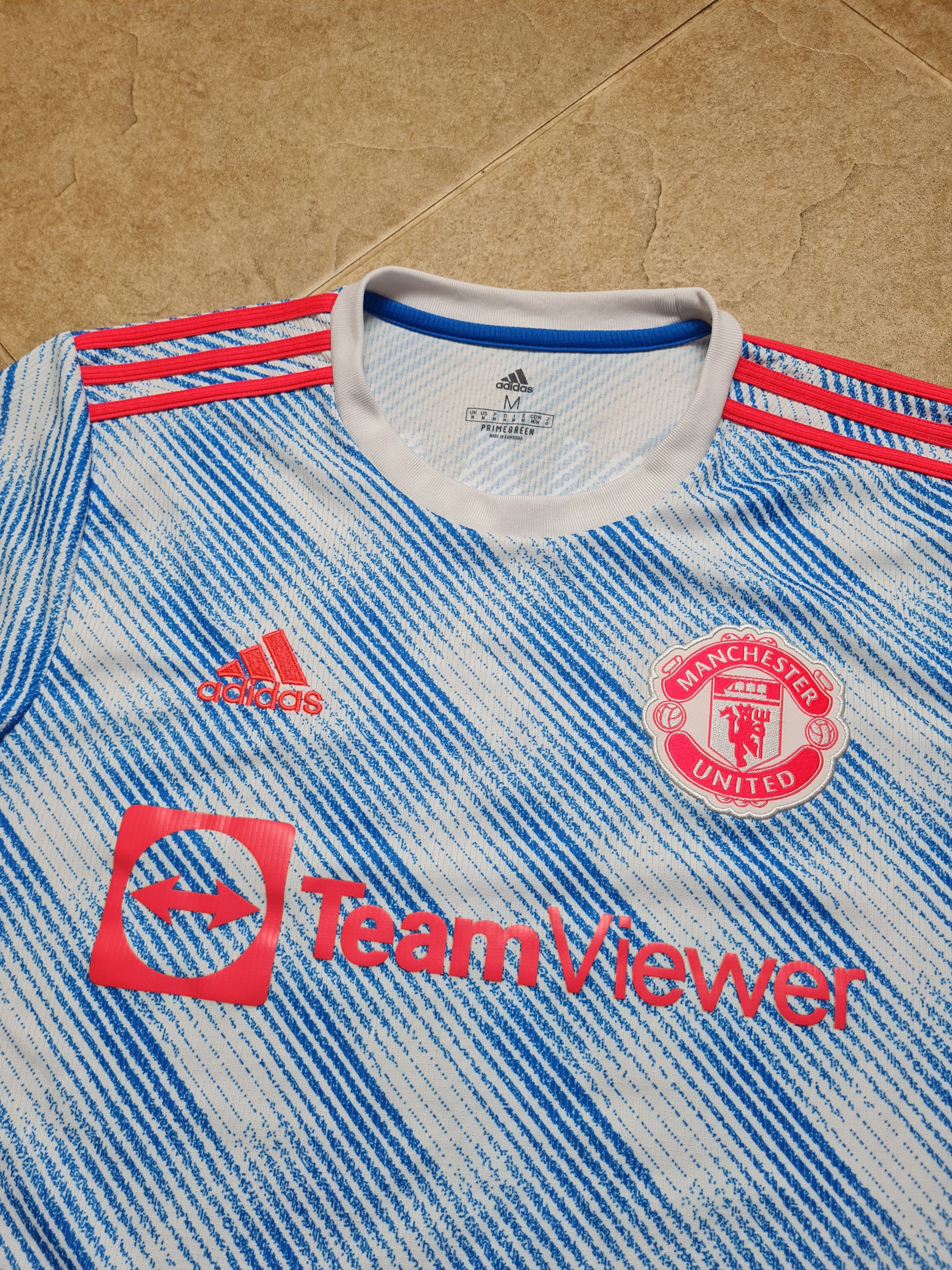 Adidas NWT Adidas Manchester United Kit Soccer Jersey Ronaldo # 7 Size US M / EU 48-50 / 2 - 21 Thumbnail