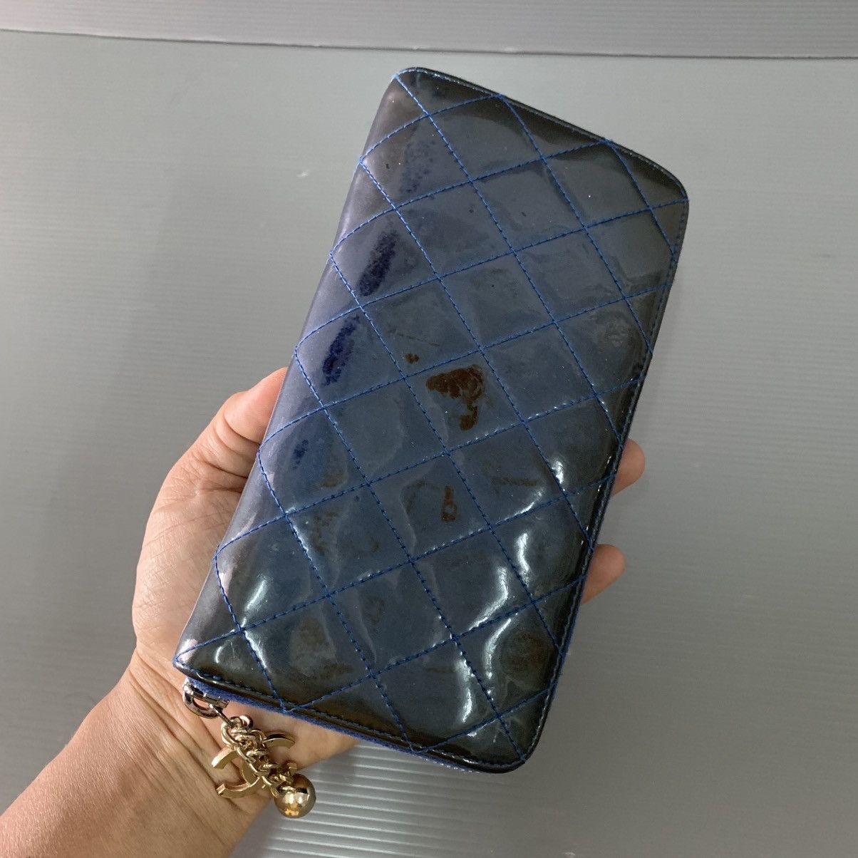 Chanel Chanel Patern Leather Long Wallet Size ONE SIZE - 4 Thumbnail
