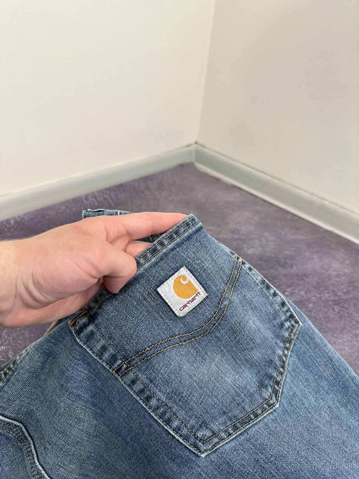 Carhartt Vintage Carhartt Faded American Opium Baggy USA Work Jeans Size US 42 / EU 58 - 8 Thumbnail