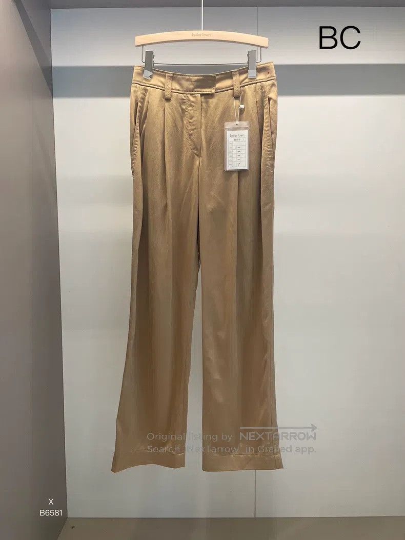 Brunello Cucinelli Brunello Cucinelli Gold Trousers Size 26" / US 2 / IT 38 - 1 Thumbnail