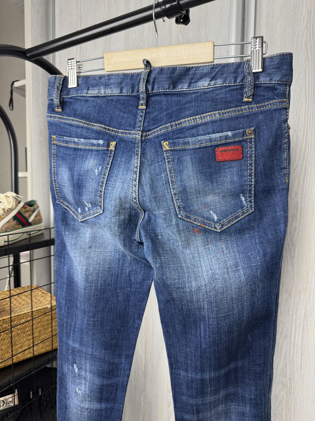 Dsquared2 Dsquared2 medium waist skinny jeans leg zipper distressed Size 30" / US 8 / IT 44 - 7 Thumbnail
