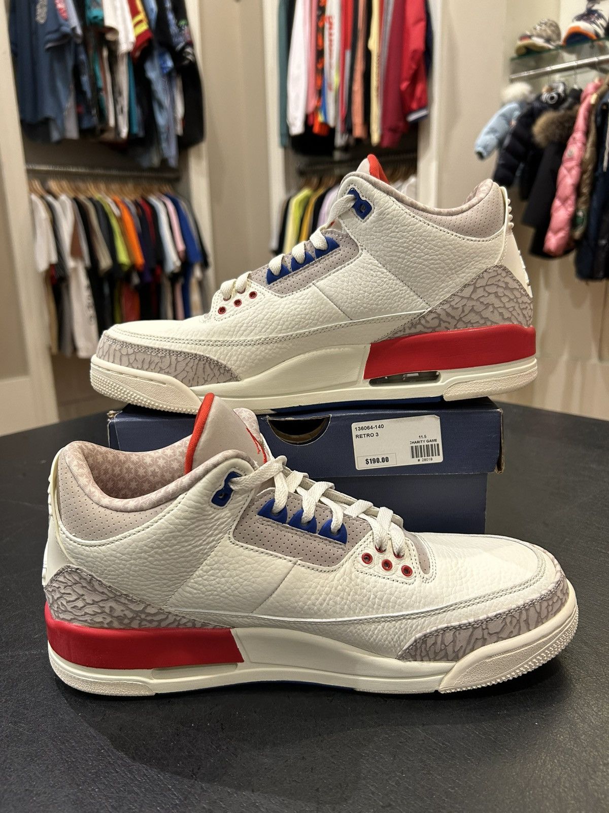 Jordan Brand Jordan 3 Retro ‘International Flight’ Size US 11.5 / EU 44-45 - 2 Thumbnail