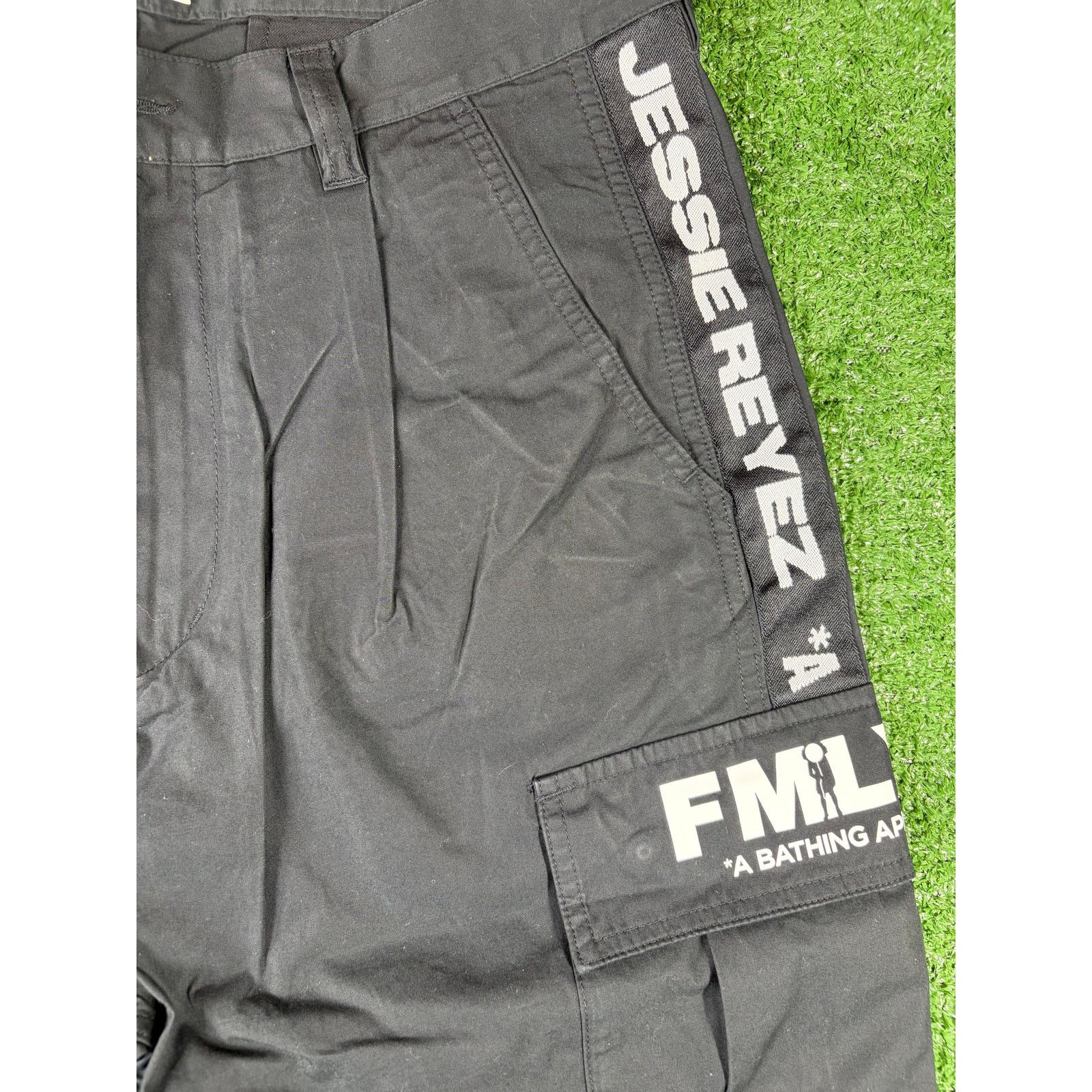 Bape Bape X Jessie Reyez 6 Pocket Black Cargo Pants Size Large Size US 36 / EU 52 - 4 Thumbnail