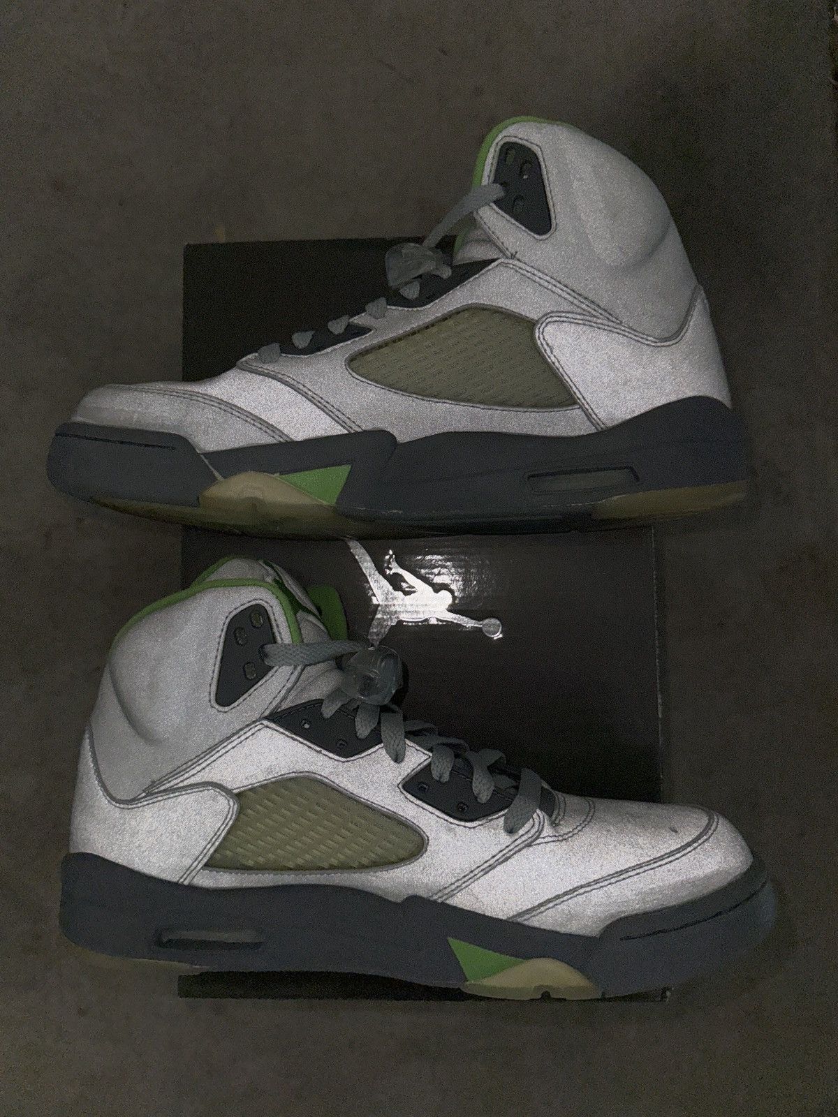 Jordan Brand (Deadstock) Retro (2006 Release) Jordan 5 Green Bean Size US 9.5 / EU 42-43 - 2 Thumbnail