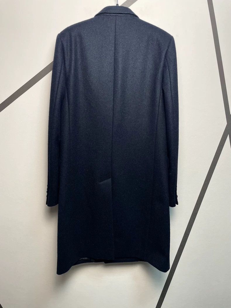 Saint Laurent Paris Saint Laurent Paris Sword collar wool navy coat-2506 Size US M / EU 48-50 / 2 - 3 Thumbnail