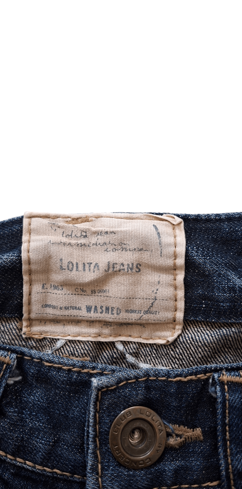 Designer × Japanese Brand Japanese Brand Lolita Flared Whiskered Jeans Size US 26 / EU 42 - 10 Thumbnail