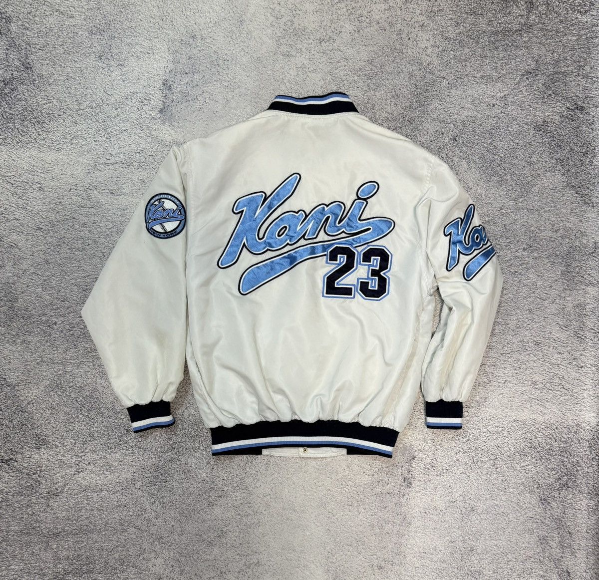 Karl Kani Karl Kani Brooklyn NYC Bomber Jacket Men M Varsity Vintage Size US M / EU 48-50 / 2 - 2 Thumbnail