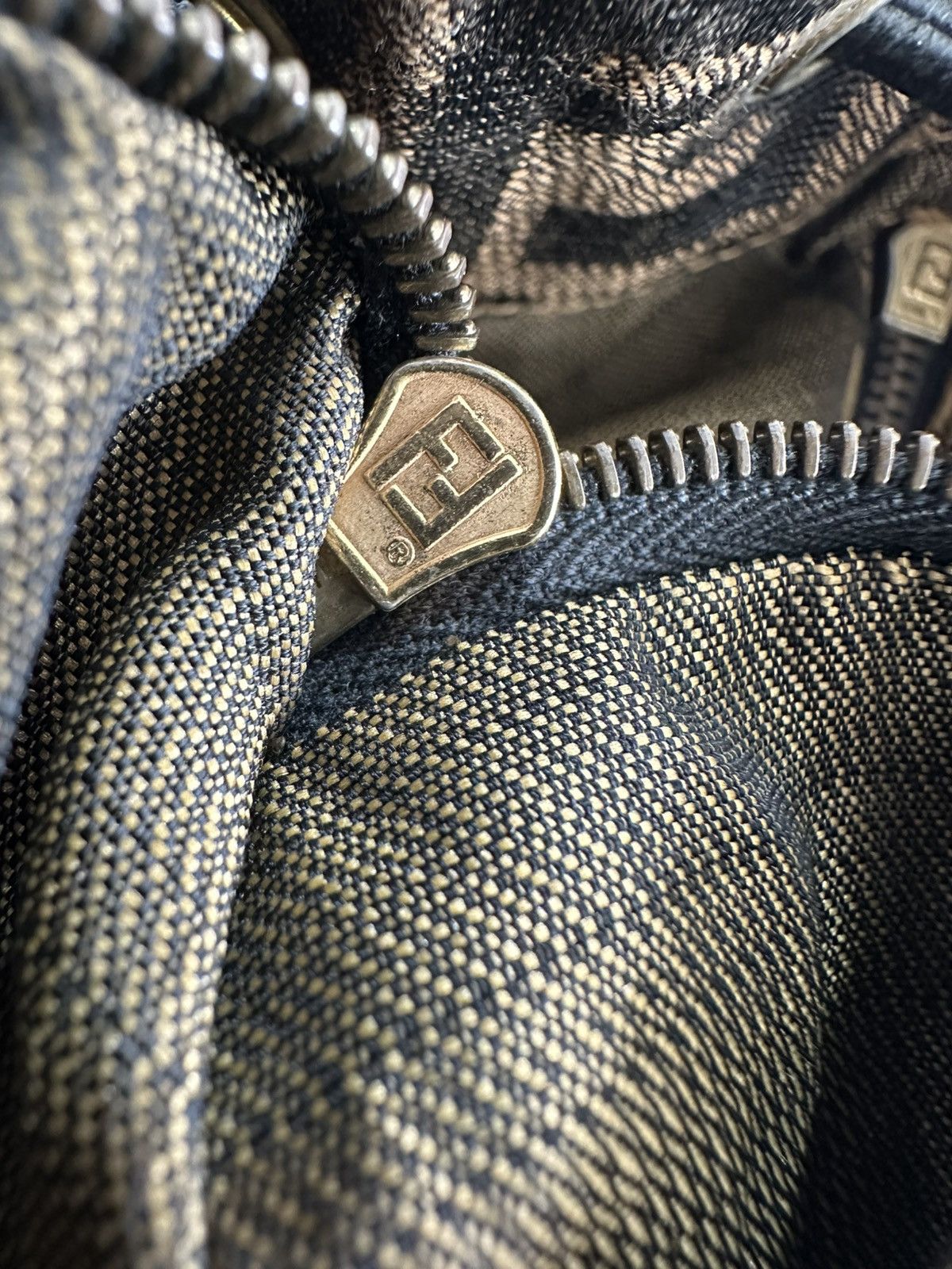 Fendi FENDI Brown Zucca Canvas Backpack Size ONE SIZE - 12 Thumbnail