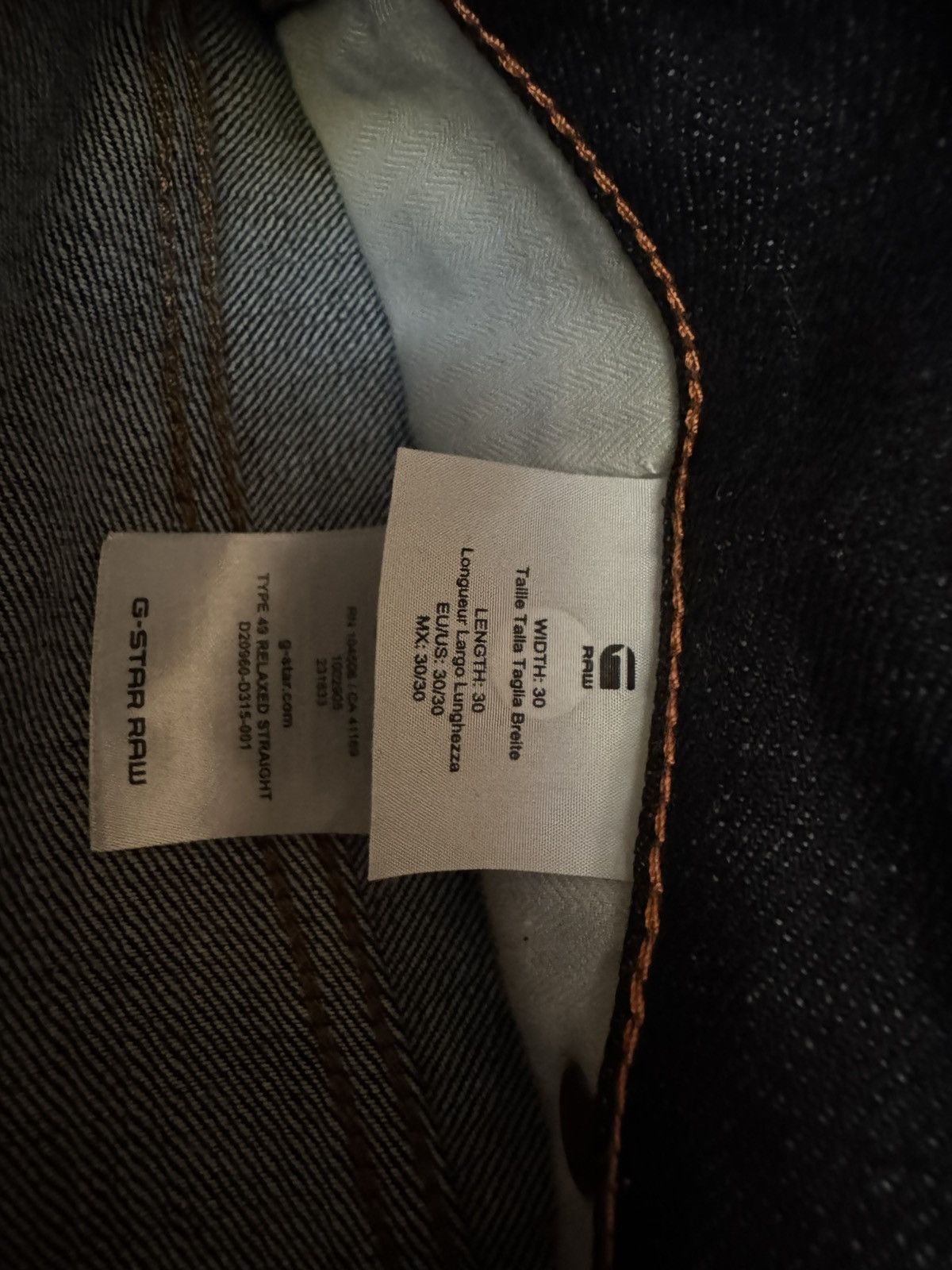 G-Star G Star Japanese Denim Jeans Blue Men Size 30 Size US 30 / EU 46 - 6 Thumbnail