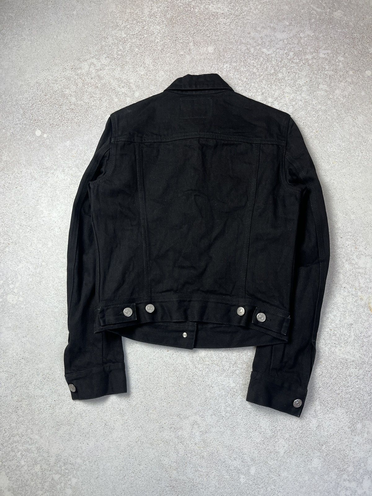 Acne Studios Blå Konst Acne Studios denim jacket Drip Luxury Size XS / US 0-2 / IT 36-38 - 4 Thumbnail