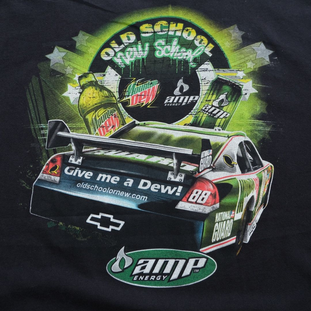 Other 2000s Old School or New Mountain Dew Nascar Black Tee Size US XL / EU 56 / 4 - 5 Thumbnail