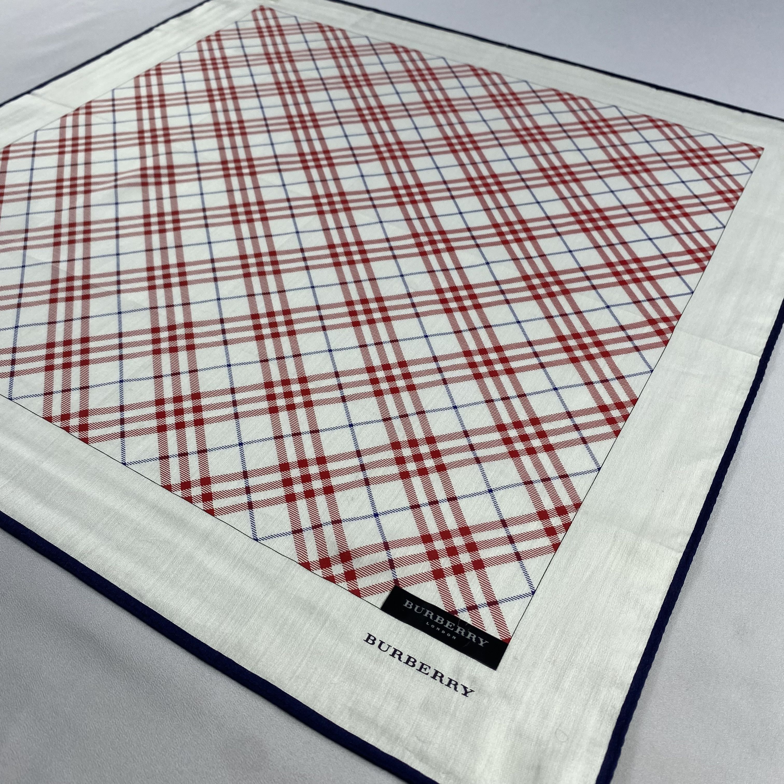 Burberry × Vintage Burberry Handkerchief / Neckerchief / Bandana-P1525 Size ONE SIZE - 2 Thumbnail