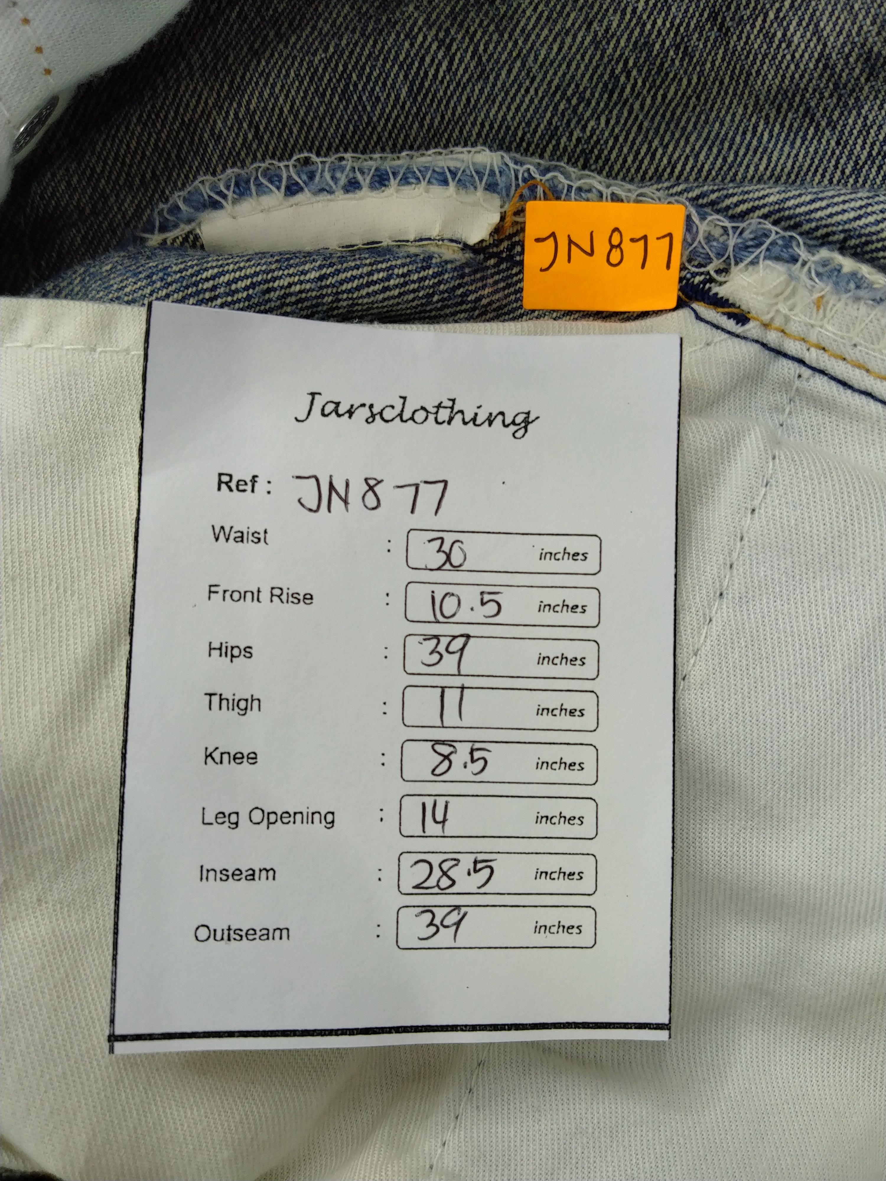 Levi's Blue Distressed Vintage Levi's 502 30x28.5 Denim -JN877 Size US 30 / EU 46 - 8 Thumbnail