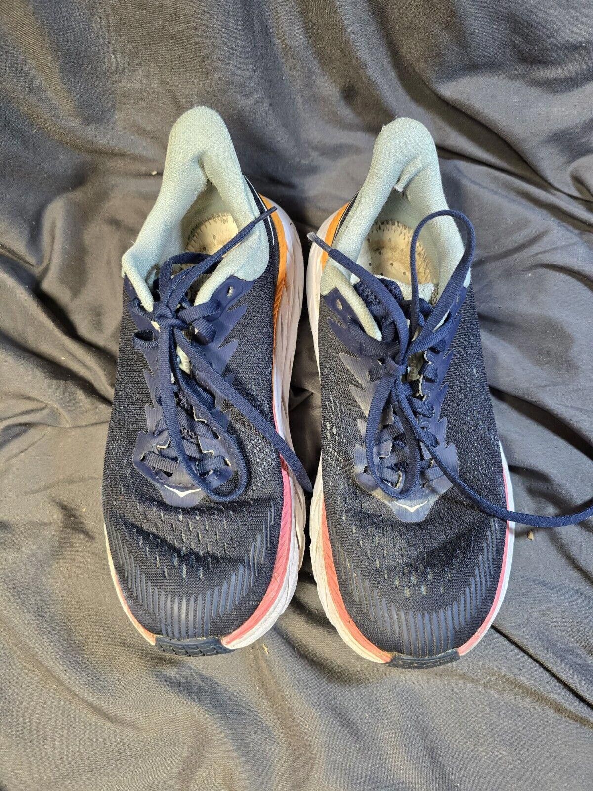 Hoka Hoka One One Clifton 7 Blue Running Shoes Women's Sz 6.5 Size US 6.5 / IT 36.5 - 3 Thumbnail