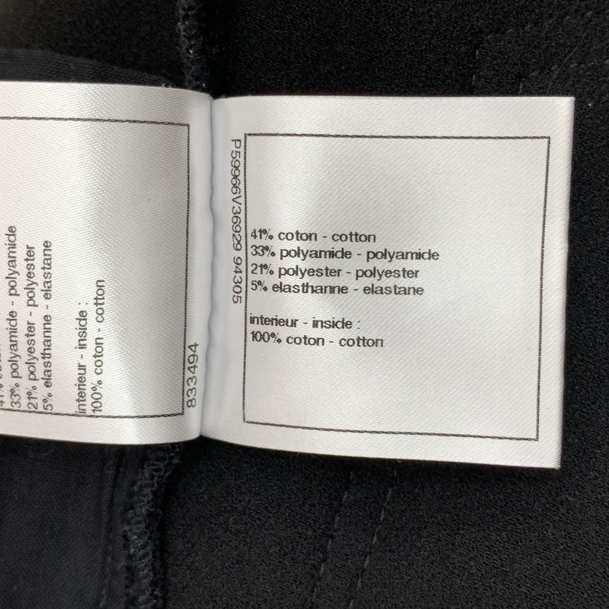 Chanel Chanel Black Vintage Washed Cotton Casual Denim Pants K26WX Size 25" / US 0 / IT 36 - 8 Thumbnail