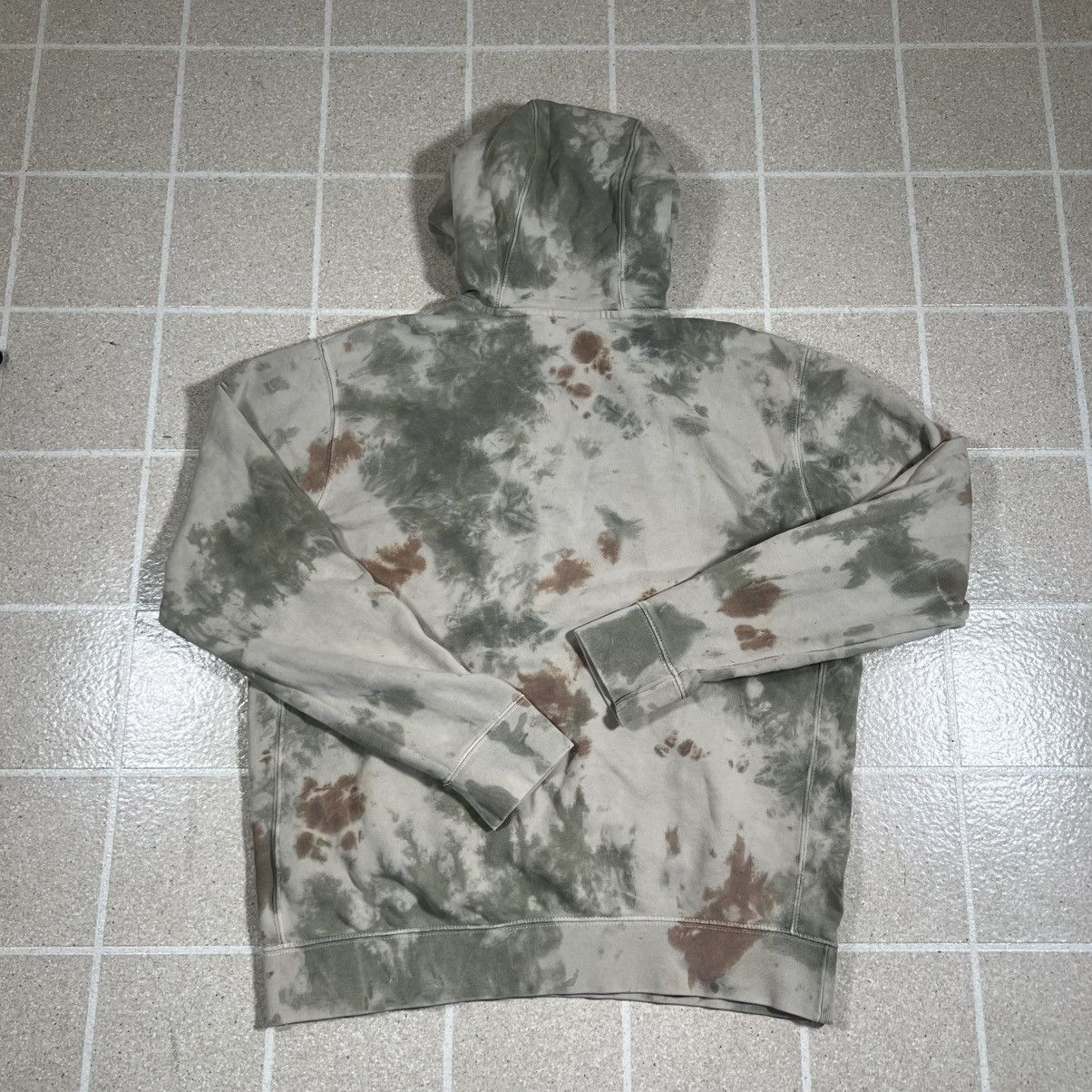 Nike Nike NSW Pullover Tie Dye Hoodie Men's Medium Olive / White Size US M / EU 48-50 / 2 - 3 Thumbnail