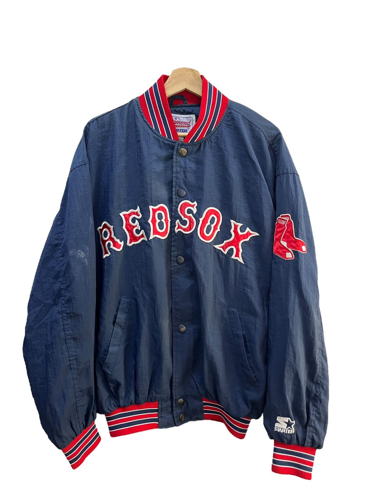 image of Mlb x Starter Vintage 90's Boston Red Sox Starter in Navy, Men's (Size Large)