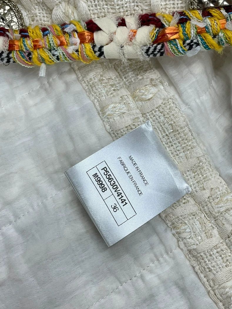 Chanel Chanel Cuban series colorful rolled edge beige four-pocket Size XS / US 0-2 / IT 36-38 - 7 Thumbnail