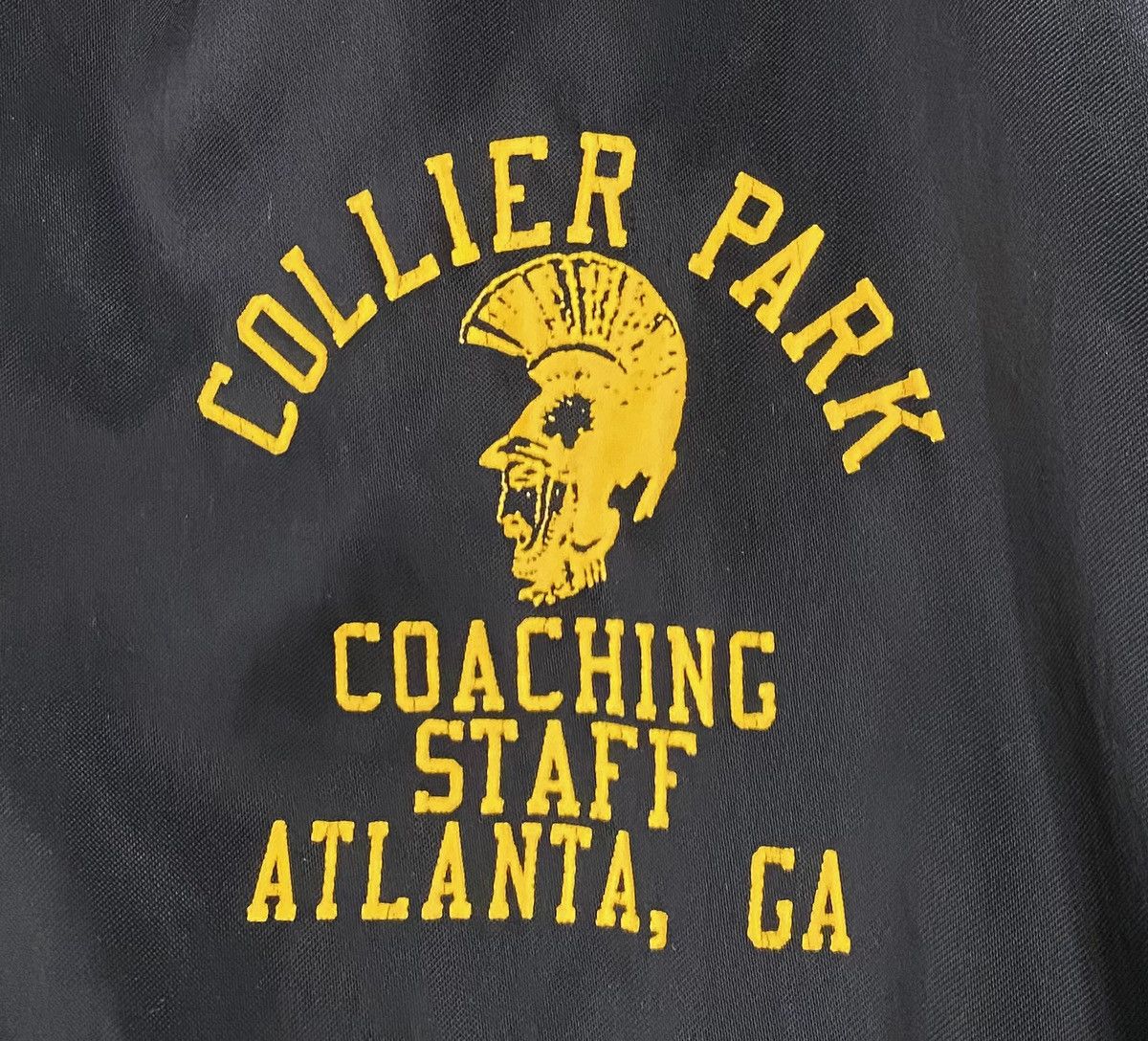 Vintage Vintage 90’s Soffe Atlanta Collier Park Coach Satin Jacket Size US XL / EU 56 / 4 - 4 Thumbnail