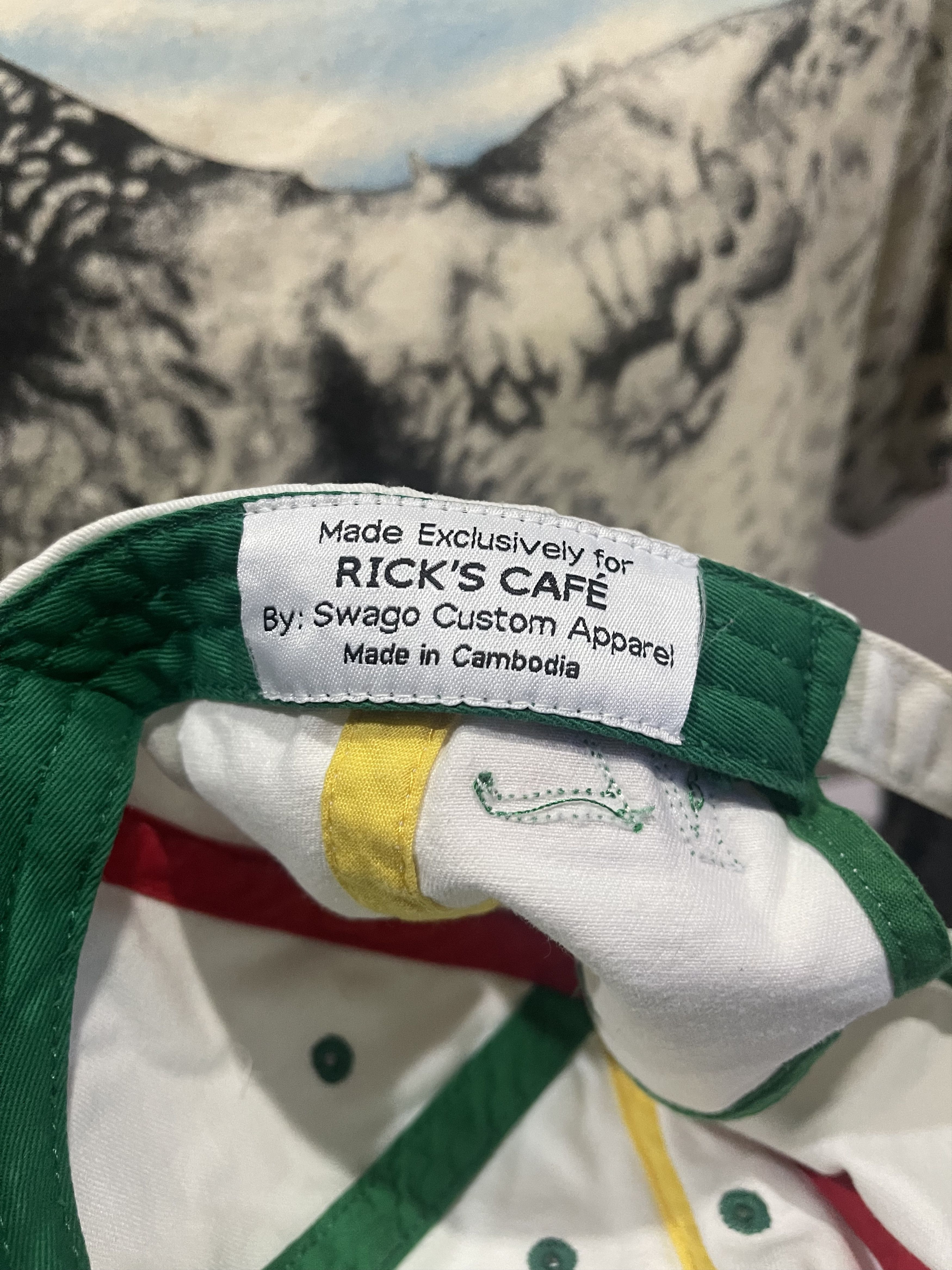 Hat Club Ricks Cafe 74 Baseball Cap Size ONE SIZE - 9 Thumbnail