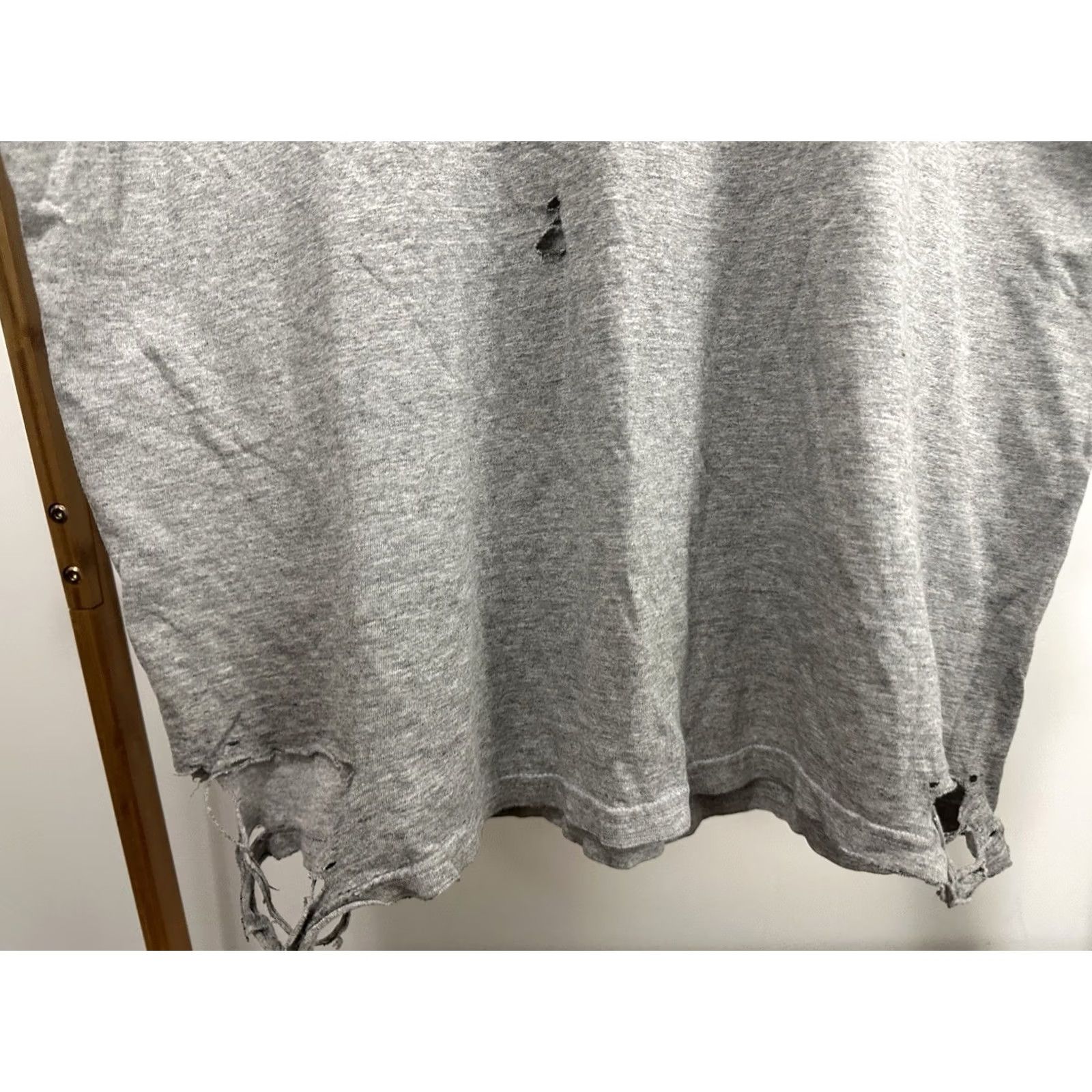 Vintage VTG UNCC Charlotte Dad Distressed Thrashed Worn Cotton College T-Shirt XL Mens Gray Size US XL / EU 56 / 4 - 8 Thumbnail
