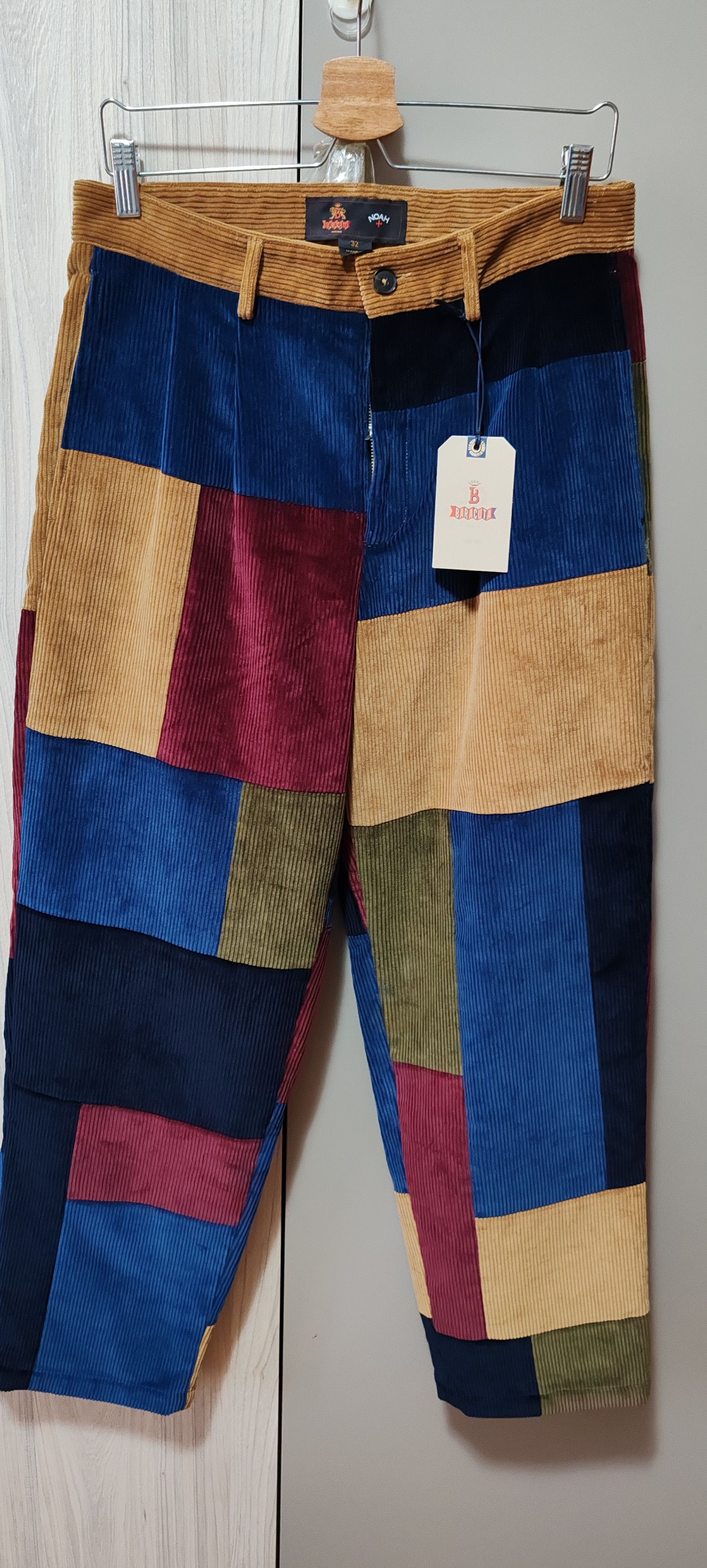 Baracuta Noah X Baracuta Double-Pleat Patchwork Corduroy Tg:34 Size US 34 / EU 50 - 14 Thumbnail
