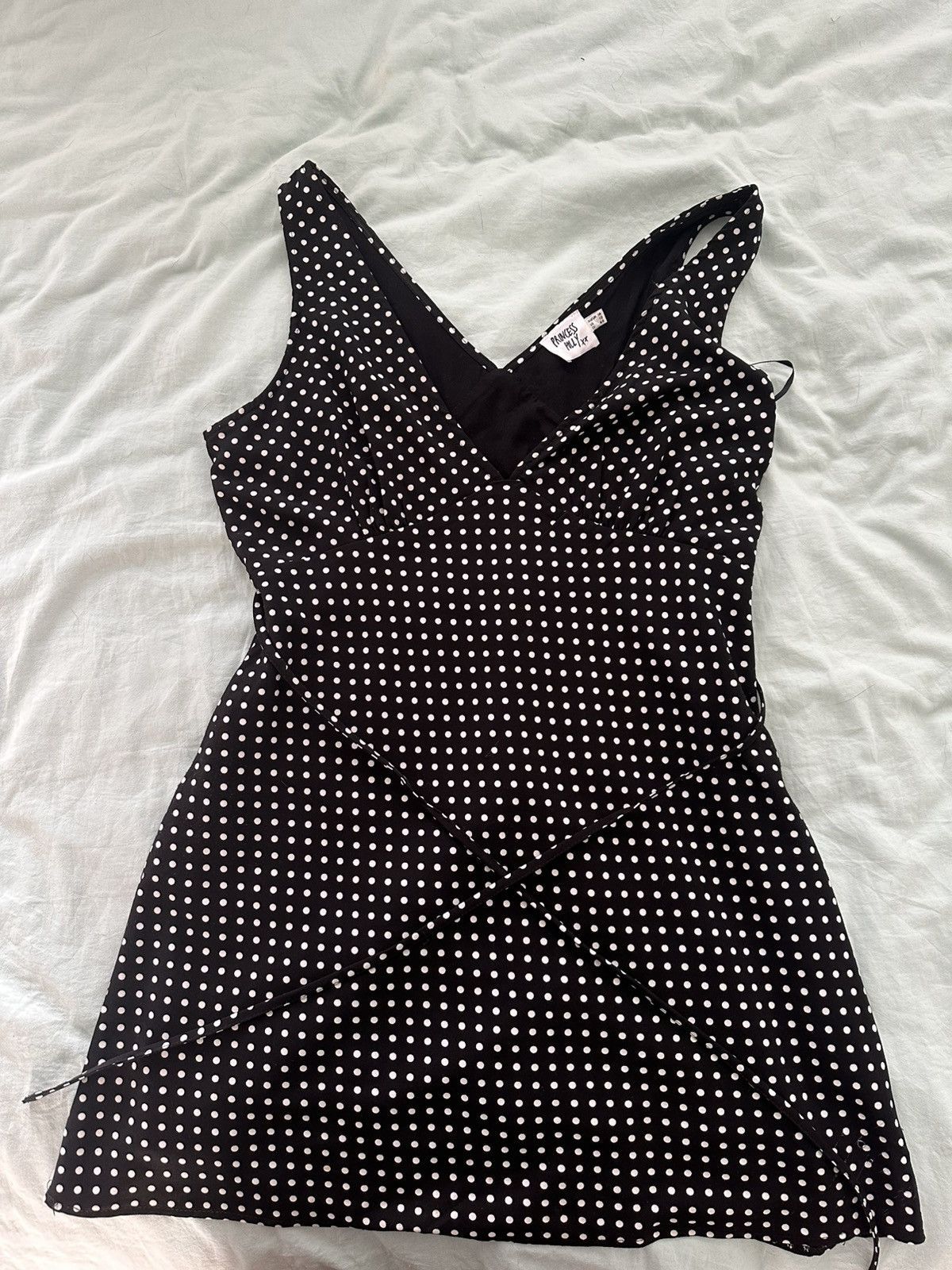 PRINCESS POLLY Black and white - polka dot dress Size XL / US 12-14 / IT 48-50 - 1 Thumbnail