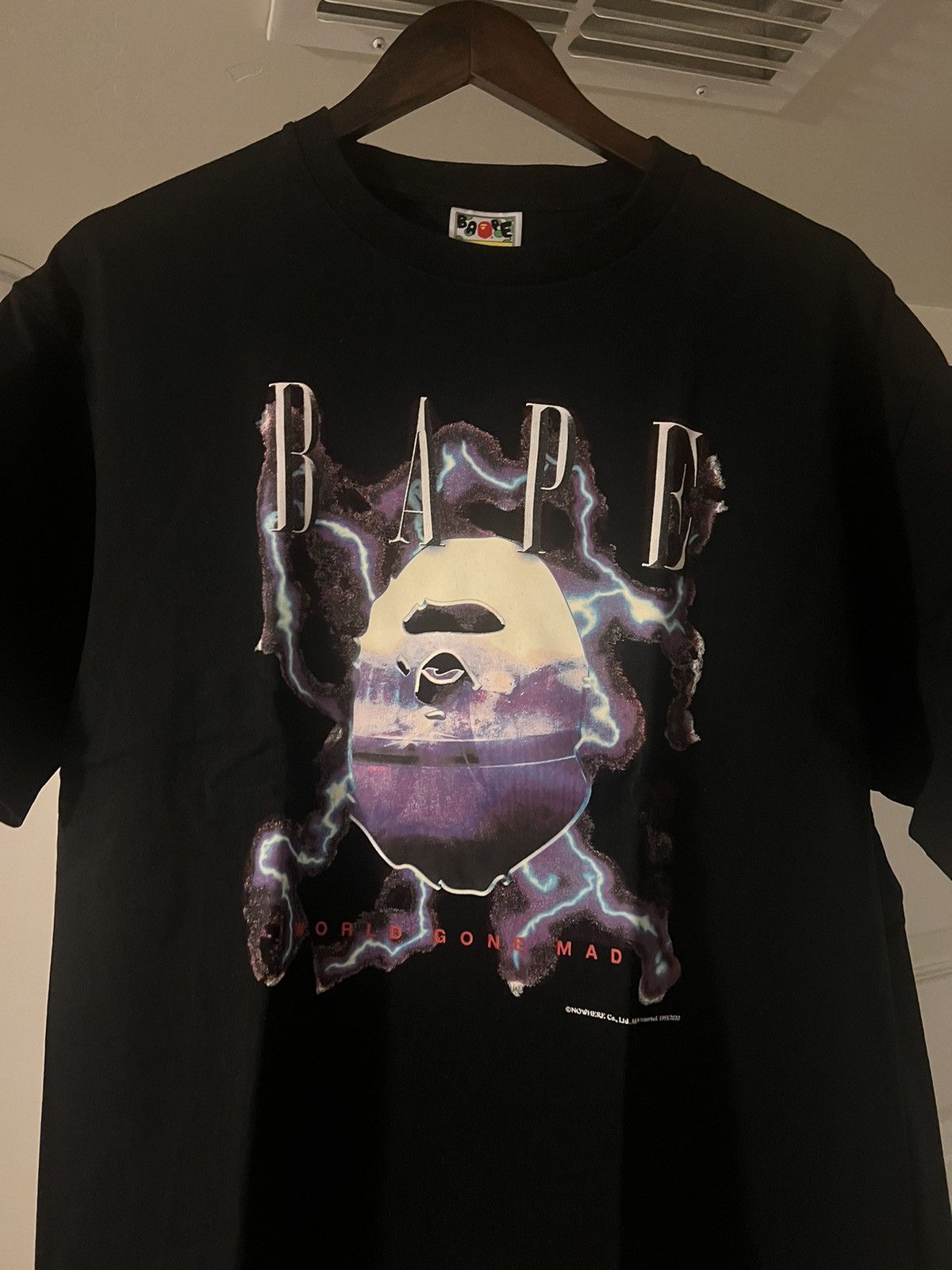 Bape Bape Lightning Tee Size US XXL / EU 58 / 5 - 14 Thumbnail