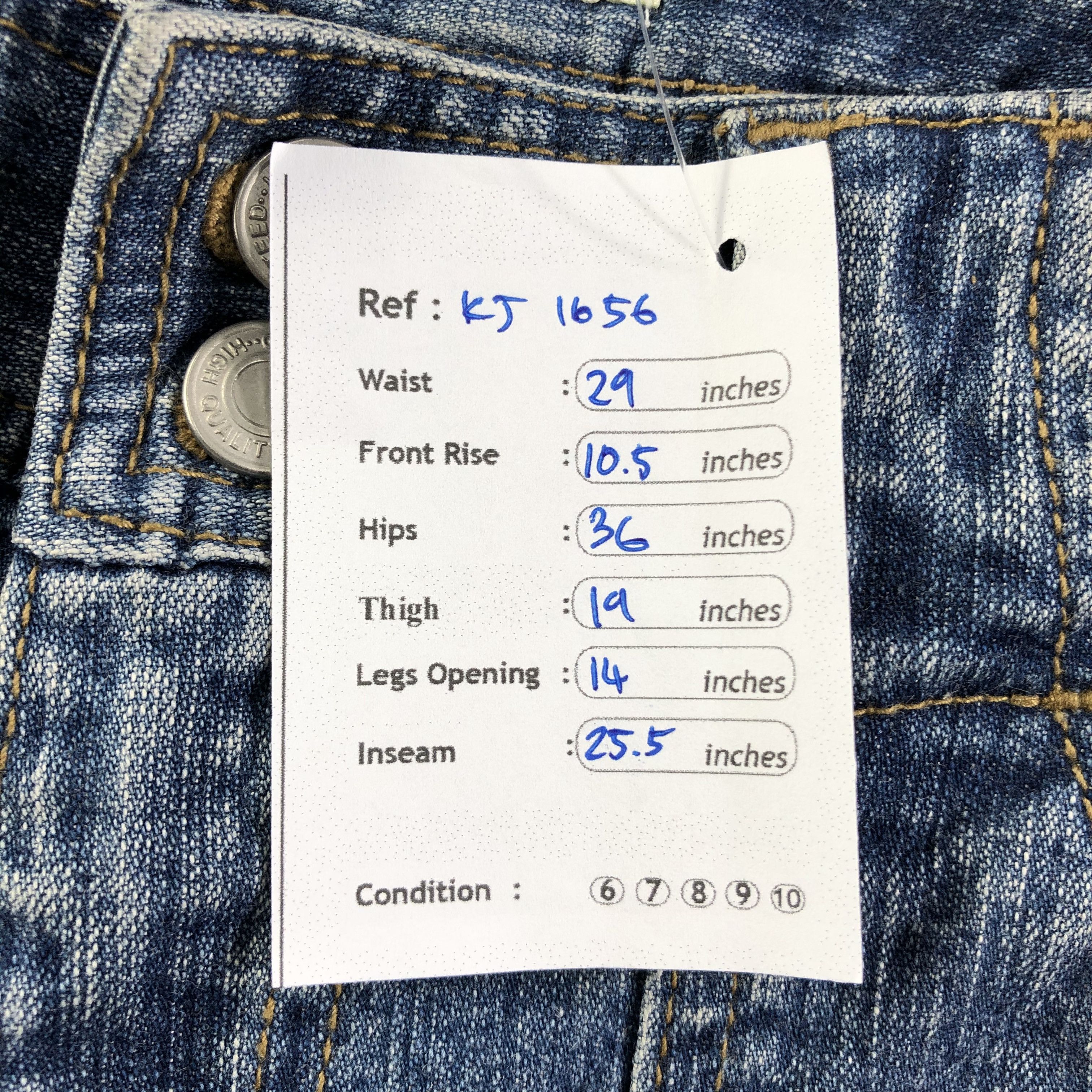 Japanese Brand Japanese Brand Silcat Jeans Bush Pants Denim KJ1656 Size 29" - 10 Thumbnail