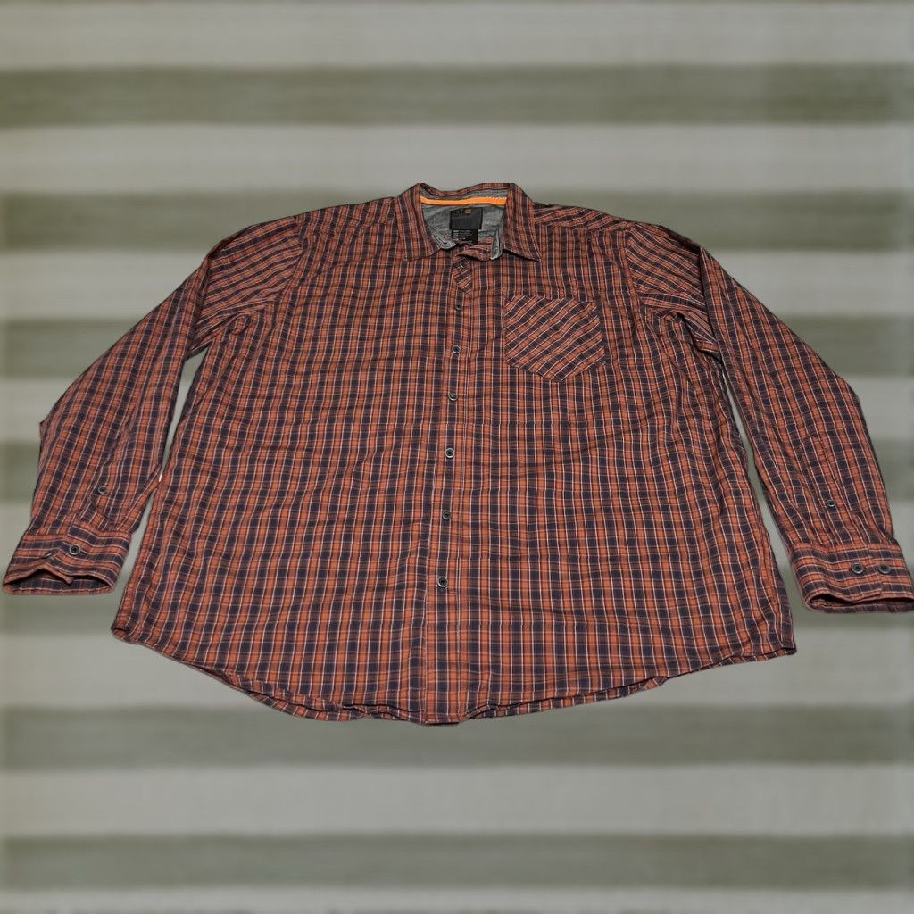 Vintage 511 Tactical Plaid Shirt Covert Flex Long Sleeve Snap Mens XL Red Size US XL / EU 56 / 4 - 1 Thumbnail