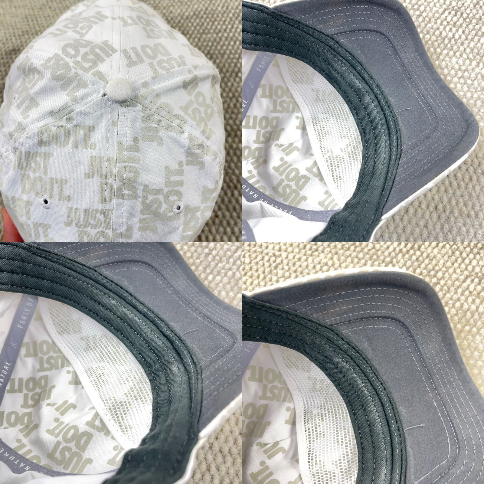 Nike Nike Hat Cap Snapback Performance White Orange All Over AOP Classic99 Swoosh Size ONE SIZE - 8 Thumbnail
