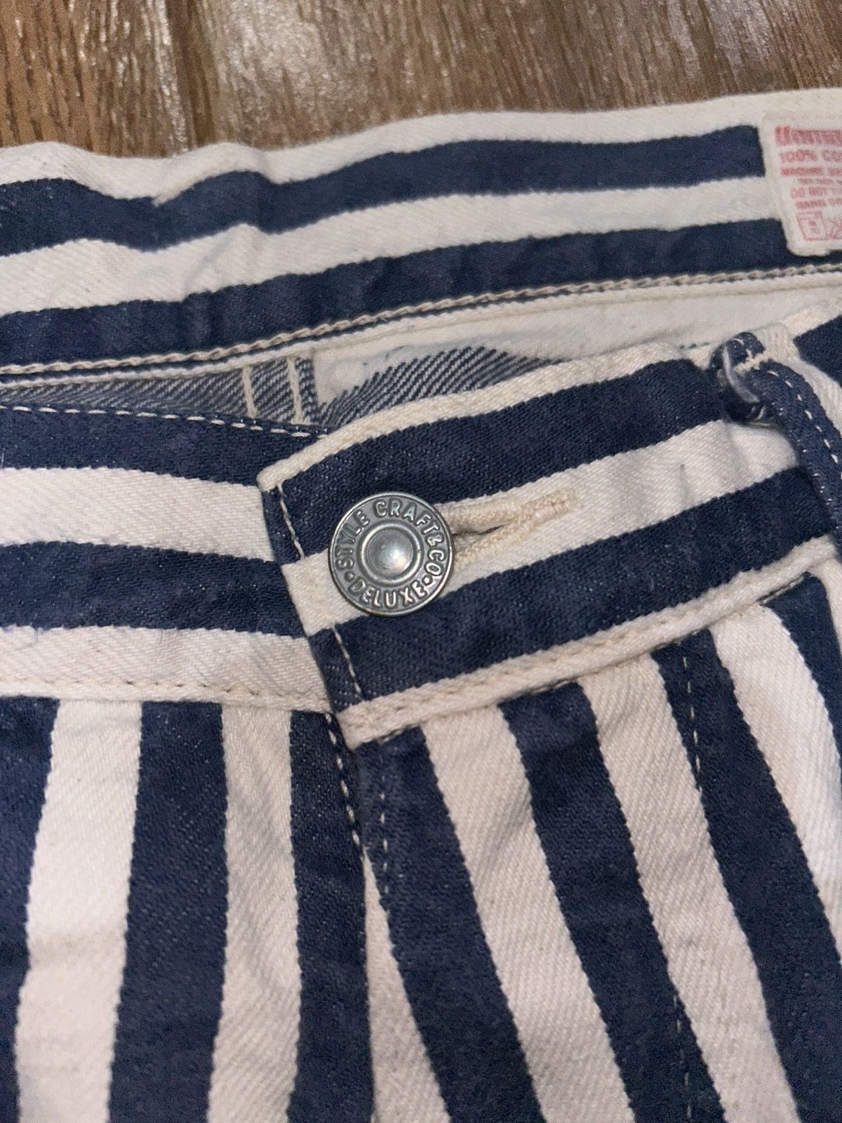 Evisu Evisu Hickory Denim Shortpants Size US 32 / EU 48 - 5 Thumbnail