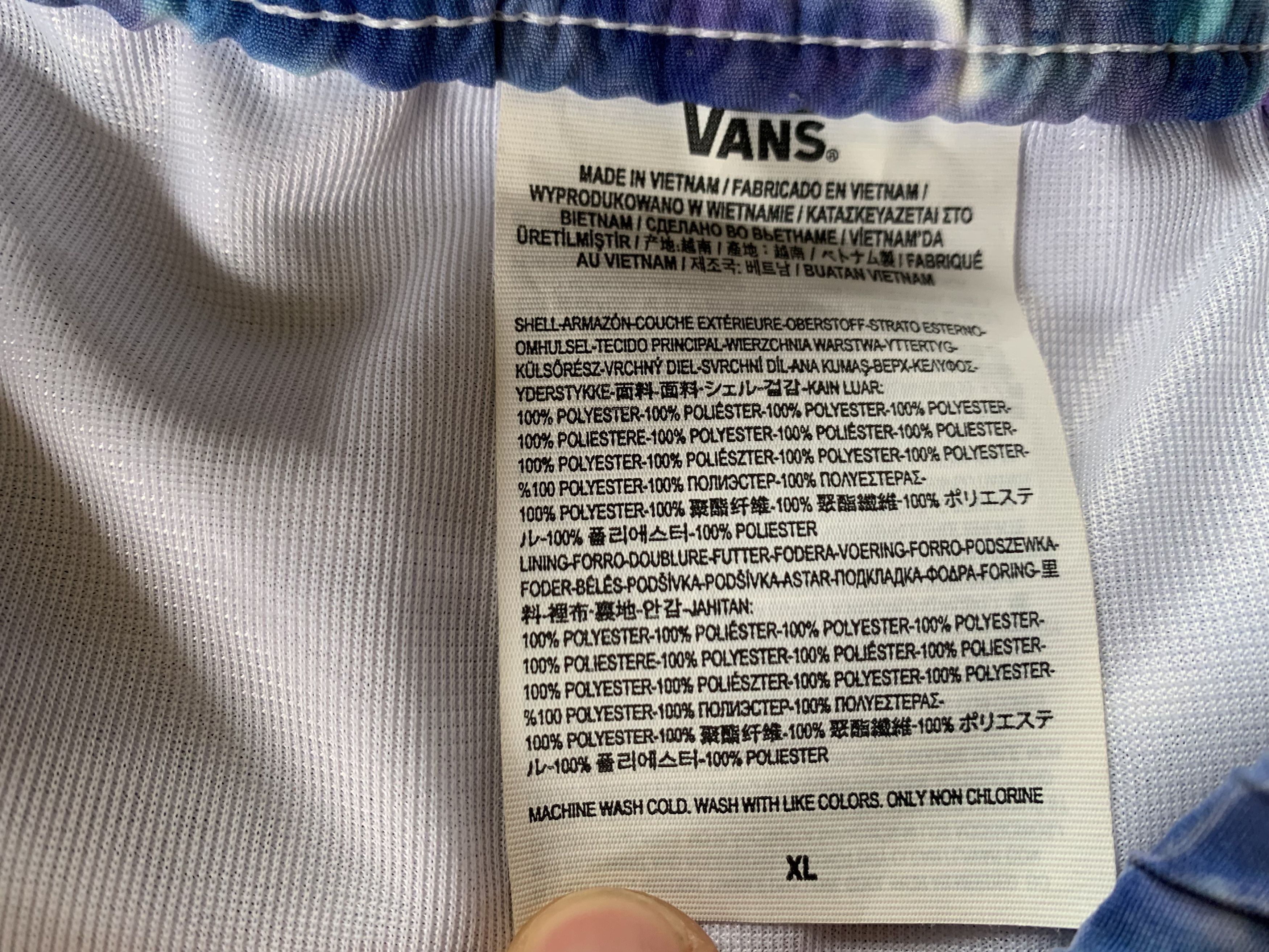 Vans Vans Beach Swim Tie Dye Printed Shorts Size US 38 / EU 54 - 7 Thumbnail