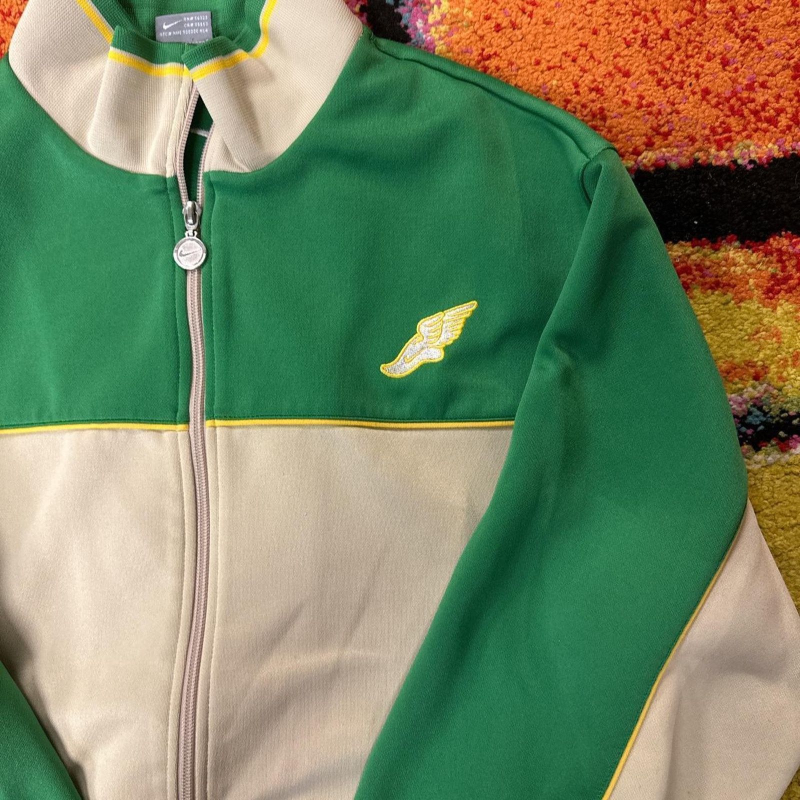 Nike Nike Grey Tag Y2K Warm Up Two Tone Small Tracksuit Top Size US S / EU 44-46 / 1 - 2 Thumbnail