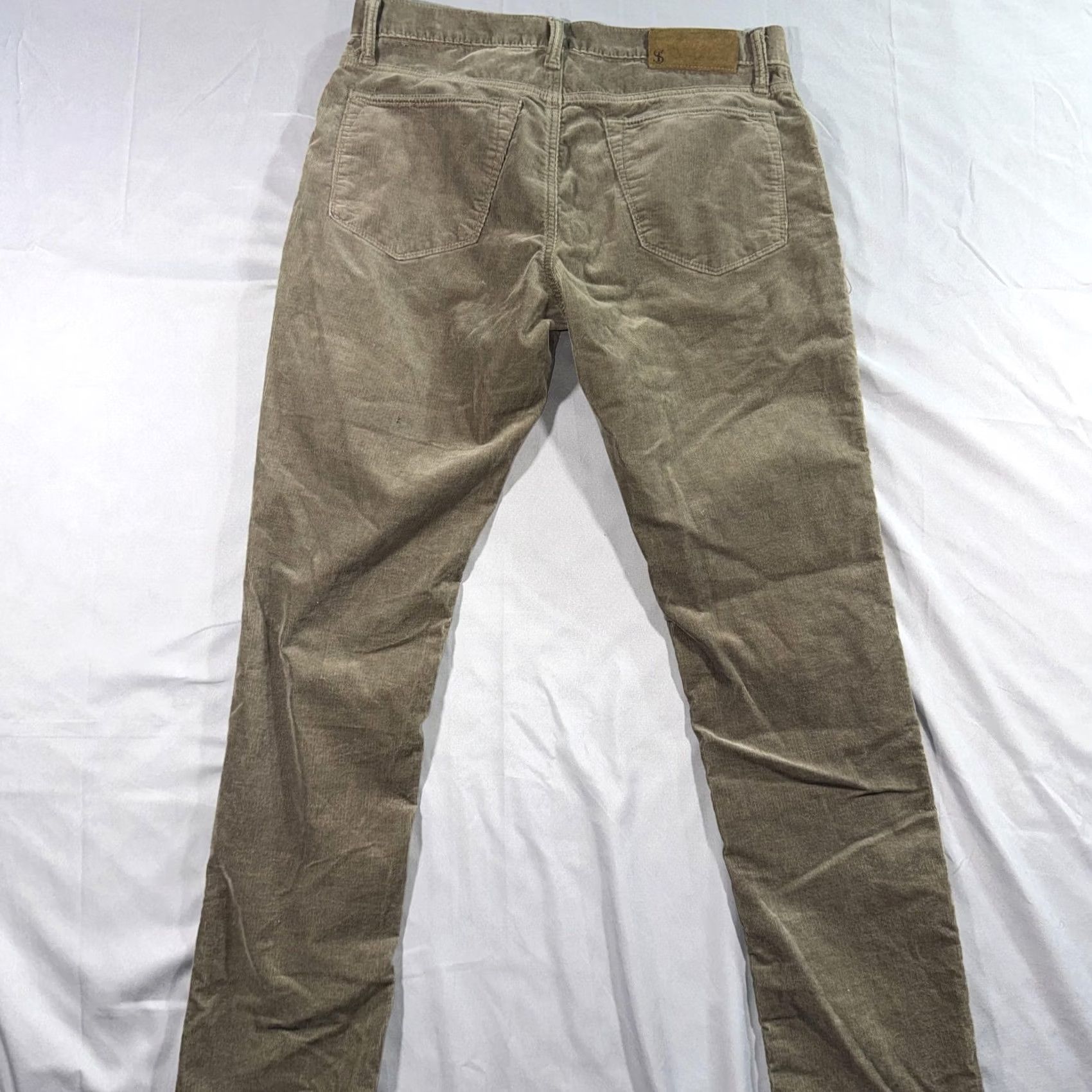 Todd Snyder VINTAGE Todd Snyder Pants Mens 32x32 Beige Stretch Corduroy 5 Pocket Khakis Size US 32 / EU 48 - 2 Thumbnail