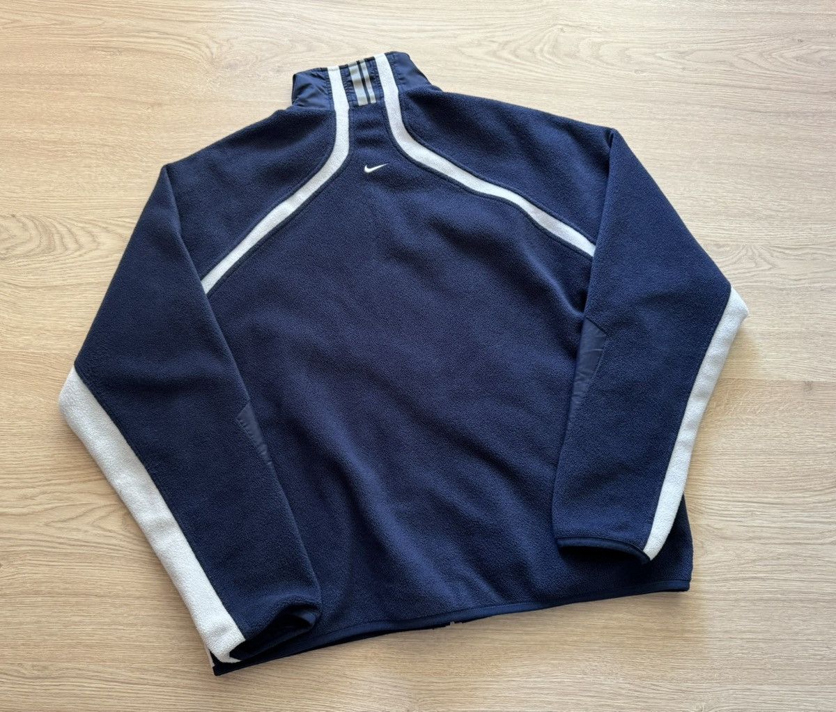 Nike Vintage 90’s Nike ACG y2k Sport Nylon Blue Fleece Jacket Size US XL / EU 56 / 4 - 5 Thumbnail