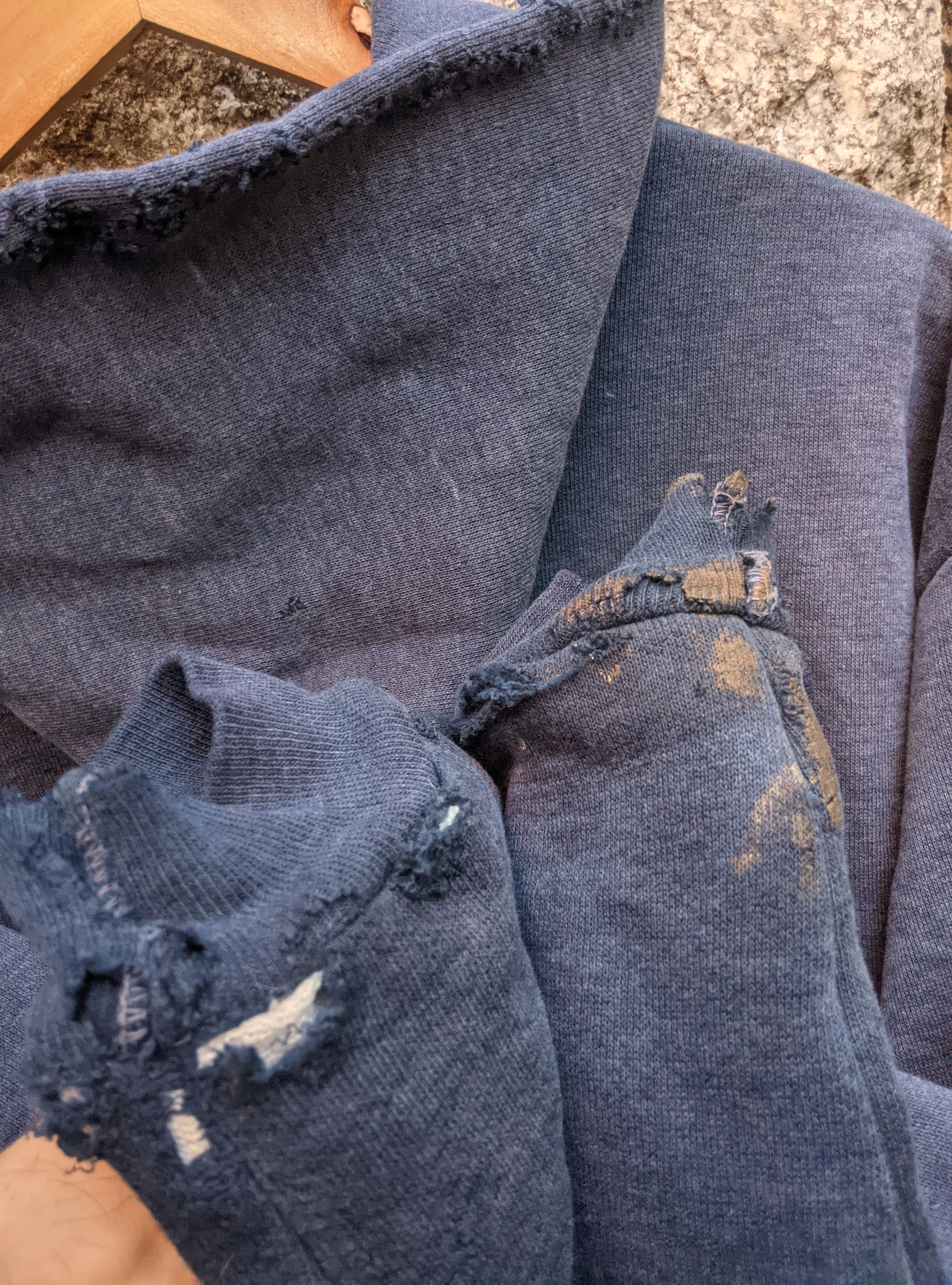 Vintage Vintage 60s thrashed hoodie thermal sun fade distressed Size US M / EU 48-50 / 2 - 15 Thumbnail