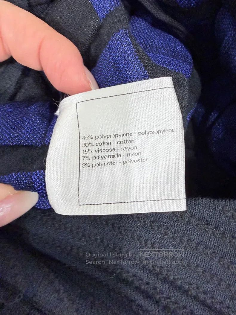 Chanel Chanel Black and blue and purple skirt Size 25" / US 0 / IT 36 - 5 Thumbnail