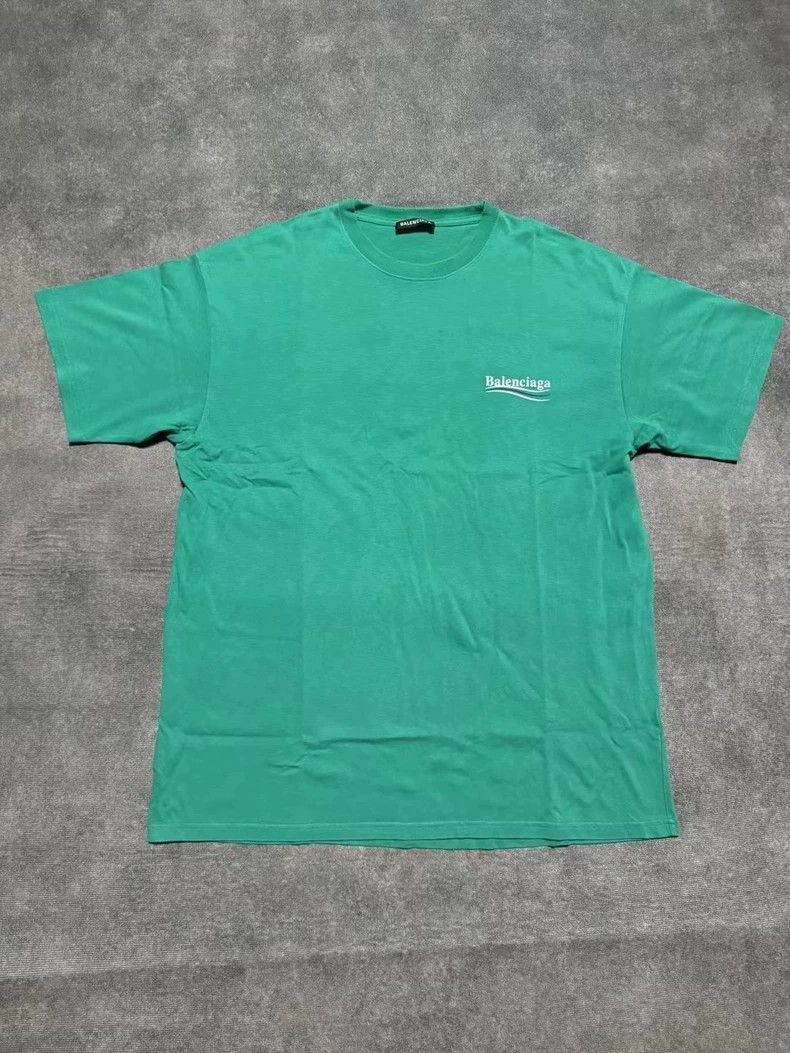 Balenciaga Balenciaga Lake green cola short sleeve Size US L / EU 52-54 / 3 - 1 Thumbnail