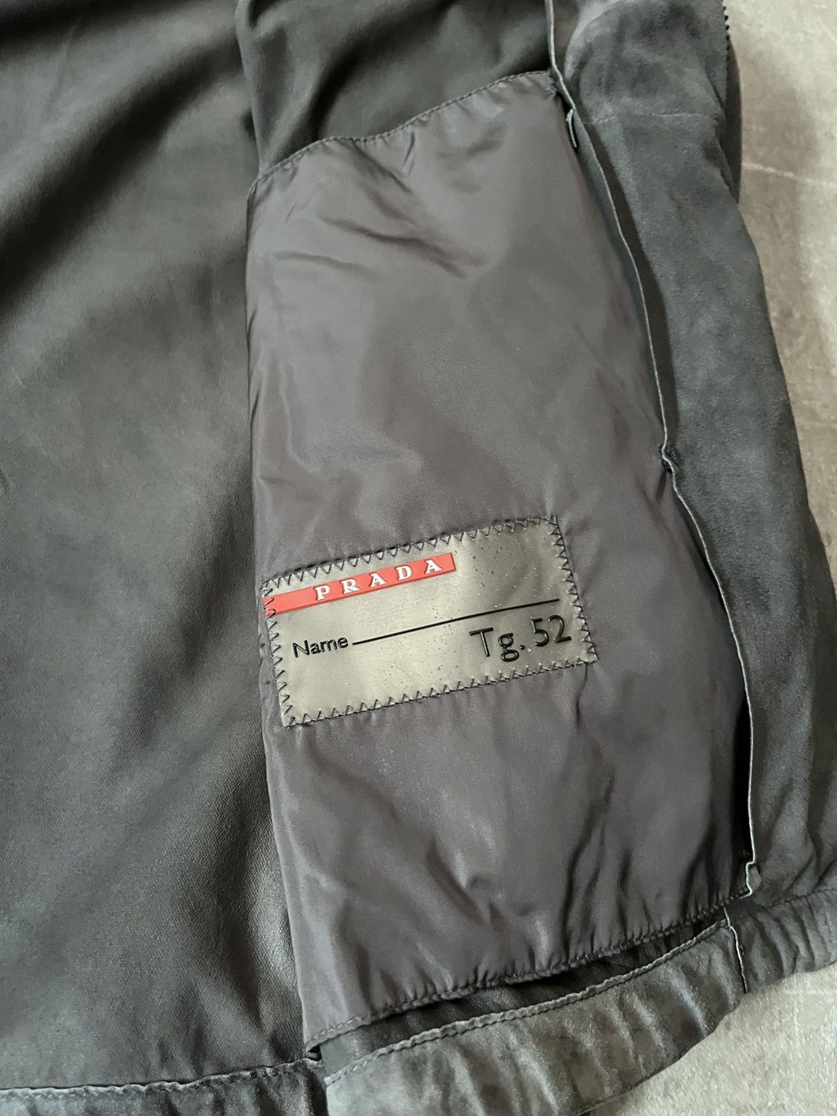 Prada Prada 2007 Cafe Racer sude grey zip leather jacket Size US L / EU 52-54 / 3 - 21 Thumbnail