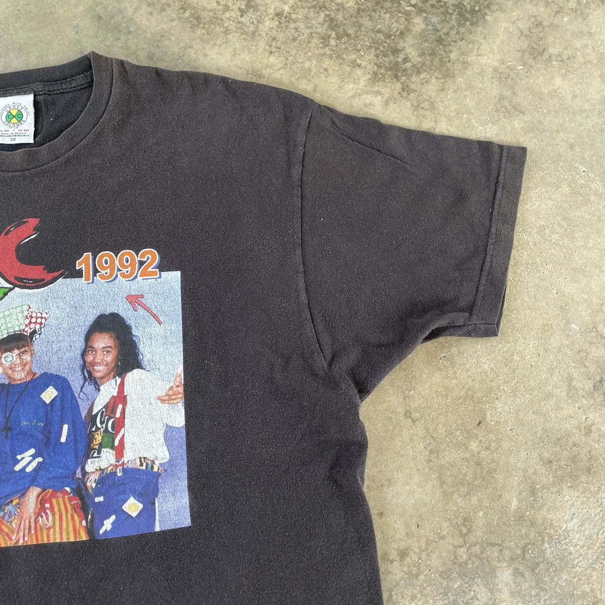 Cross Colours × Rap Tees × Vintage 🔥🔥Cross Colours X TLC Raptees Hip Hop Group Promo Tee Size US XL / EU 56 / 4 - 7 Thumbnail