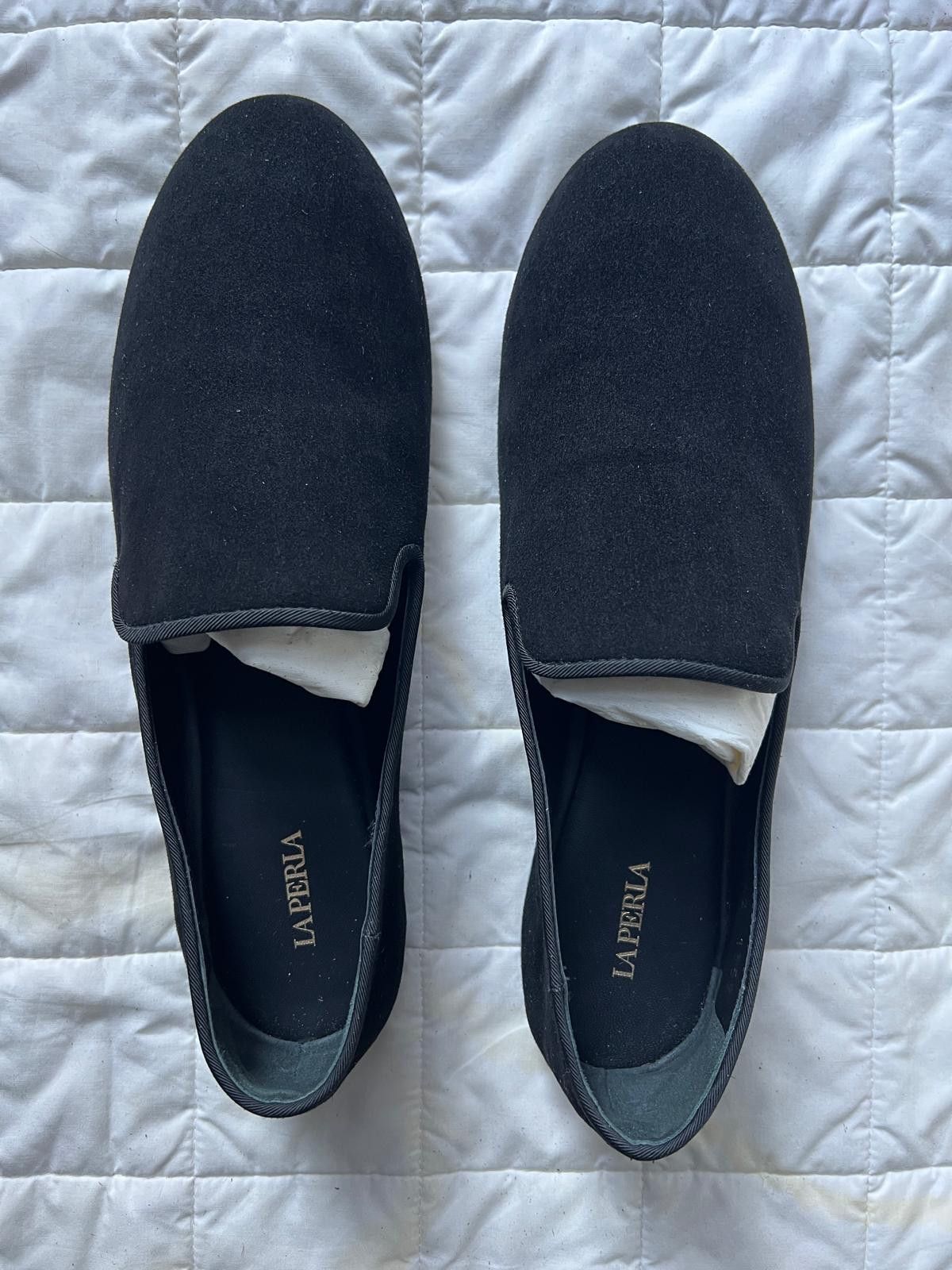 Giuseppe Zanotti La Perla Black Suede Loafers Giuseppe Zanotti x La Perla Size US 8.5 / EU 41-42 - 4 Thumbnail