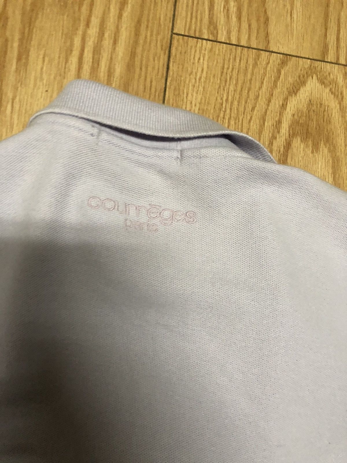 Andre Courreges × Courreges × Vintage Vintage Courreges Paris Big Spell Out polo slim large Size US M / EU 48-50 / 2 - 2 Thumbnail
