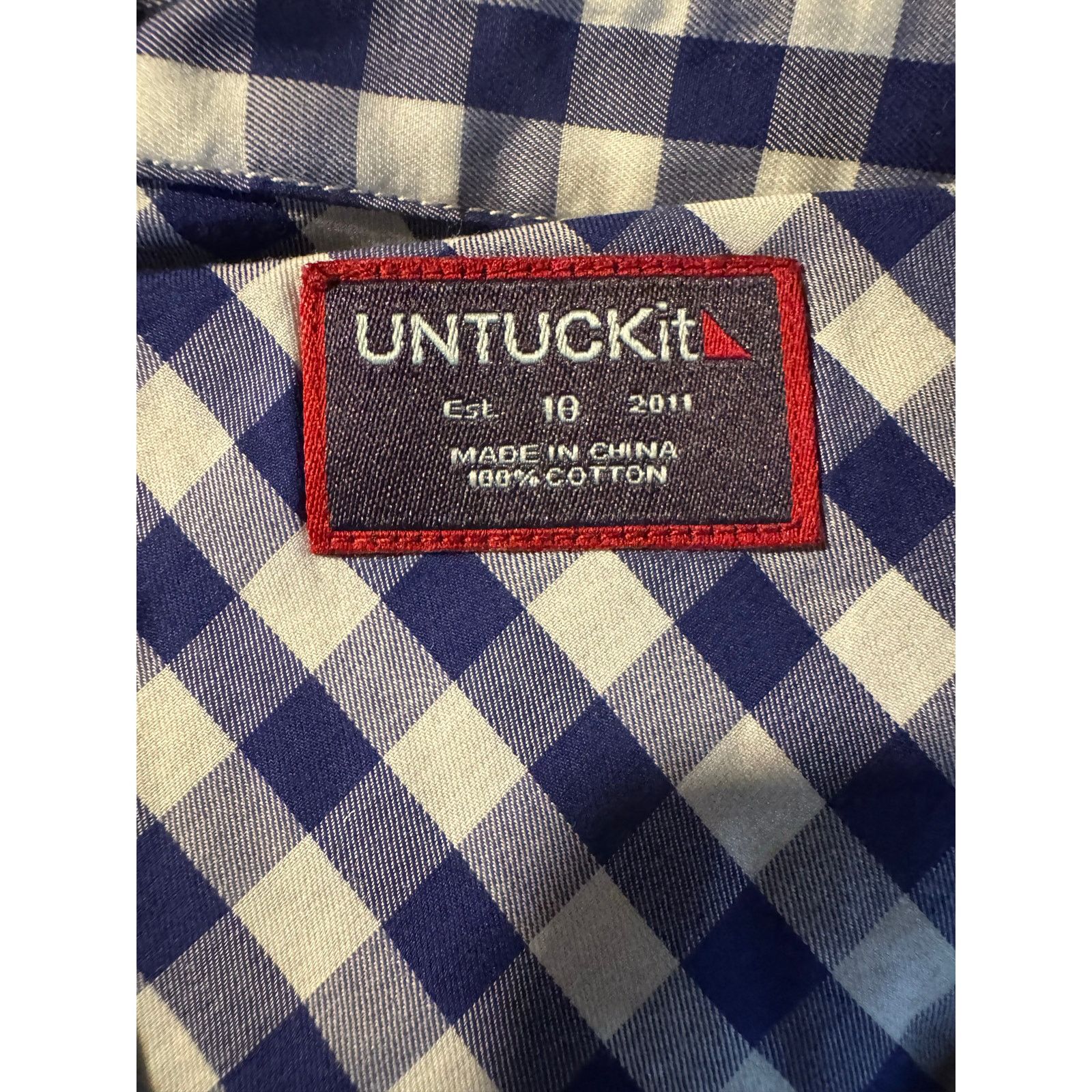 UNTUCKit UNTUCKit · 18 · Belleza Gingham Button-Up Shirt New Size S / US 4 / IT 40 - 5 Thumbnail