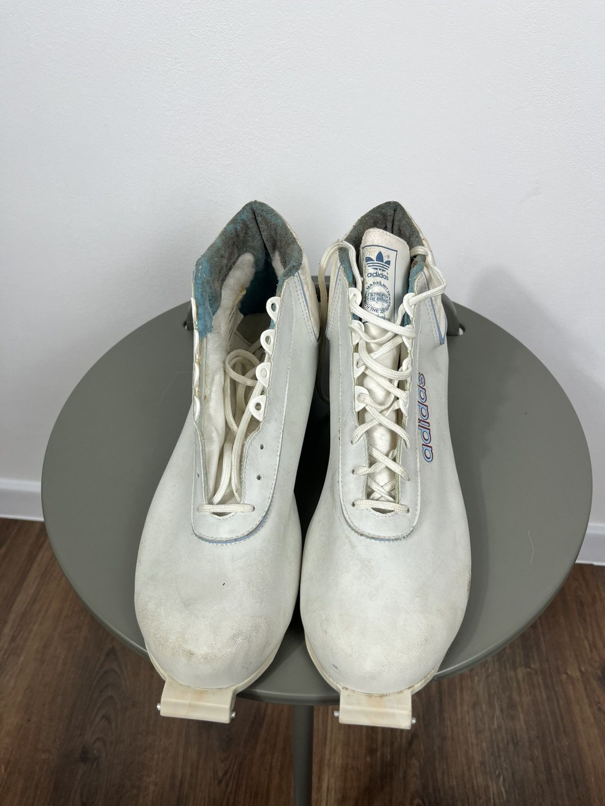 Adidas Vintage Adidas Yugoslavia White Leather Speed Skating Boots Size US 11 / EU 44 - 5 Thumbnail