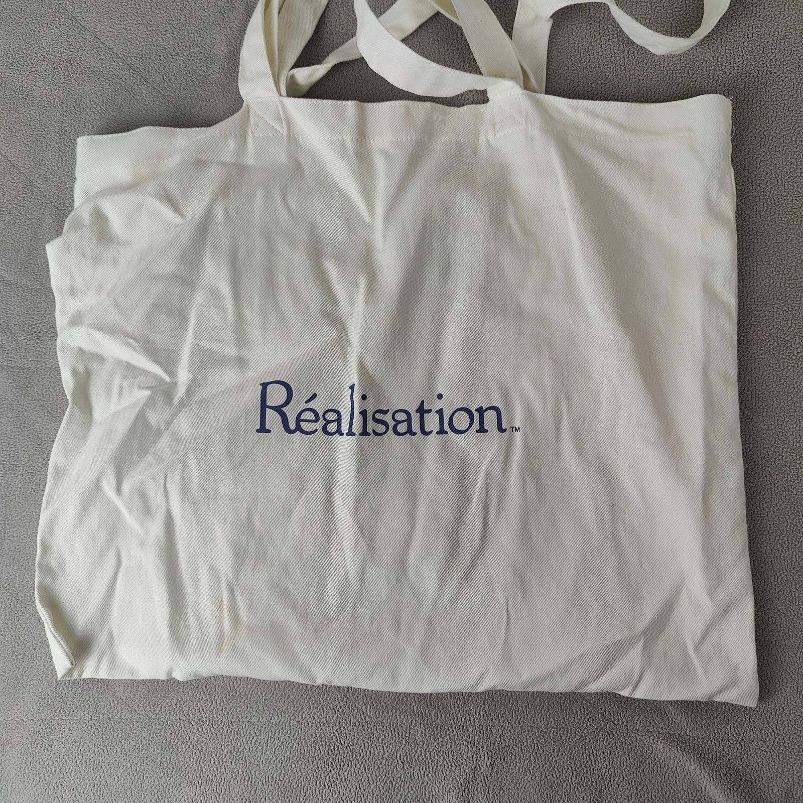 Realisation Par Realisation Shopping Tote Bag White Top Handle Size ONE SIZE - 3 Thumbnail